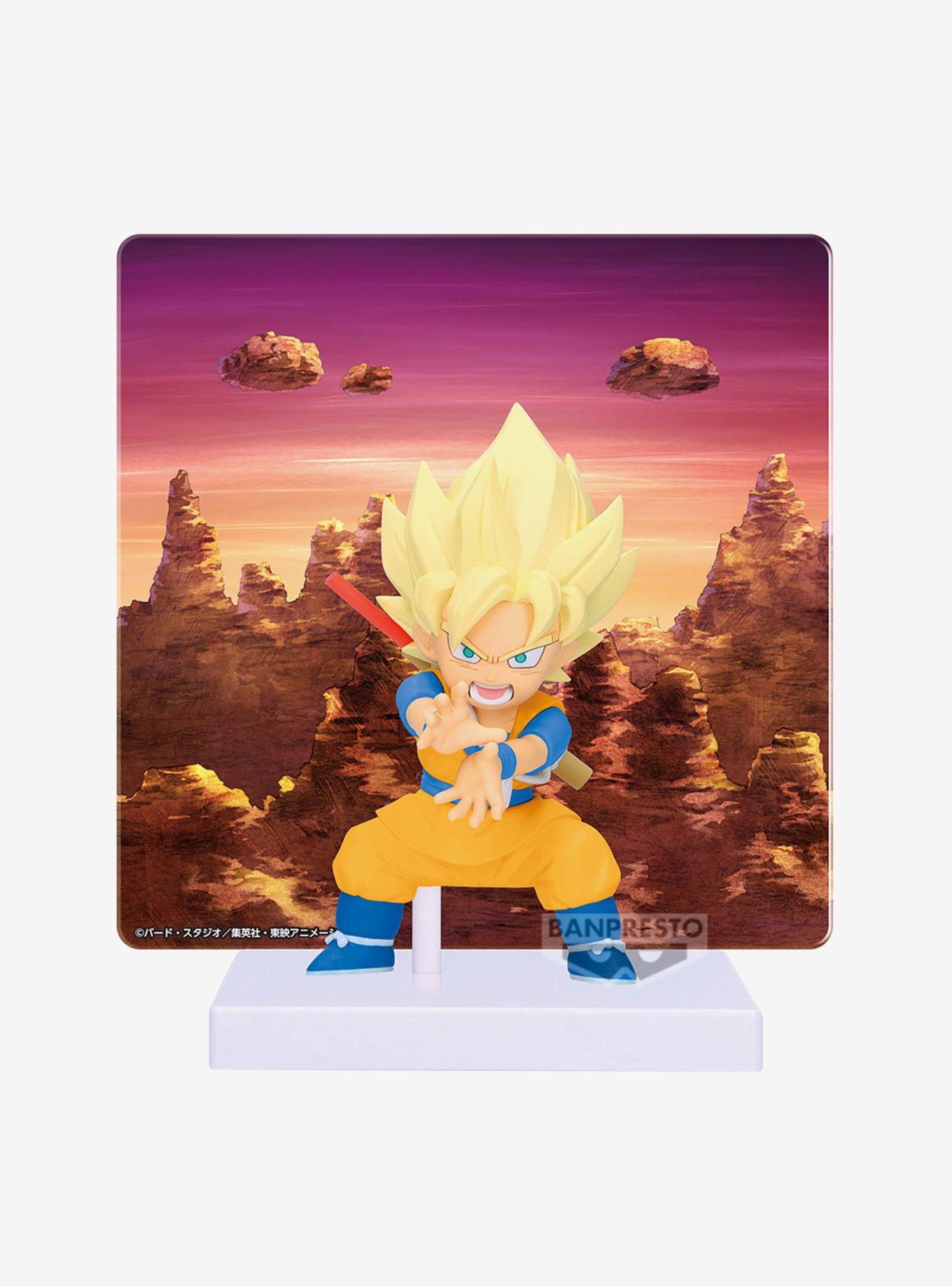 Banpresto Dragon Ball Daima Super Saiyan Goku Figure With Panel, , hi-res