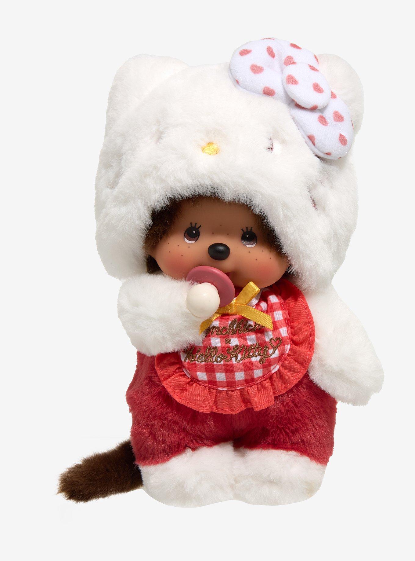 Monchhichi X Hello Kitty Gingham Bib Doll, , hi-res
