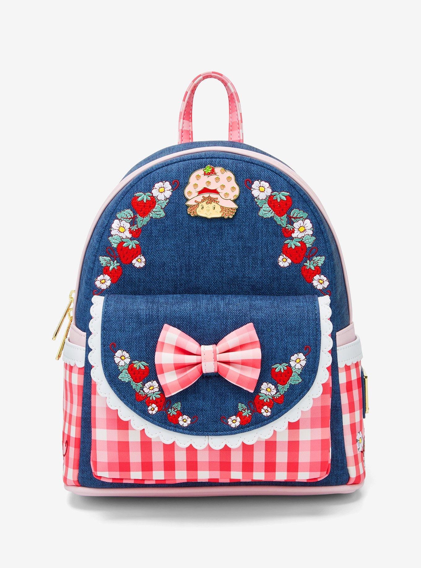 Loungefly Strawberry Shortcake Strawberry Gingham Crossbody Bag With Coin Purse, , hi-res