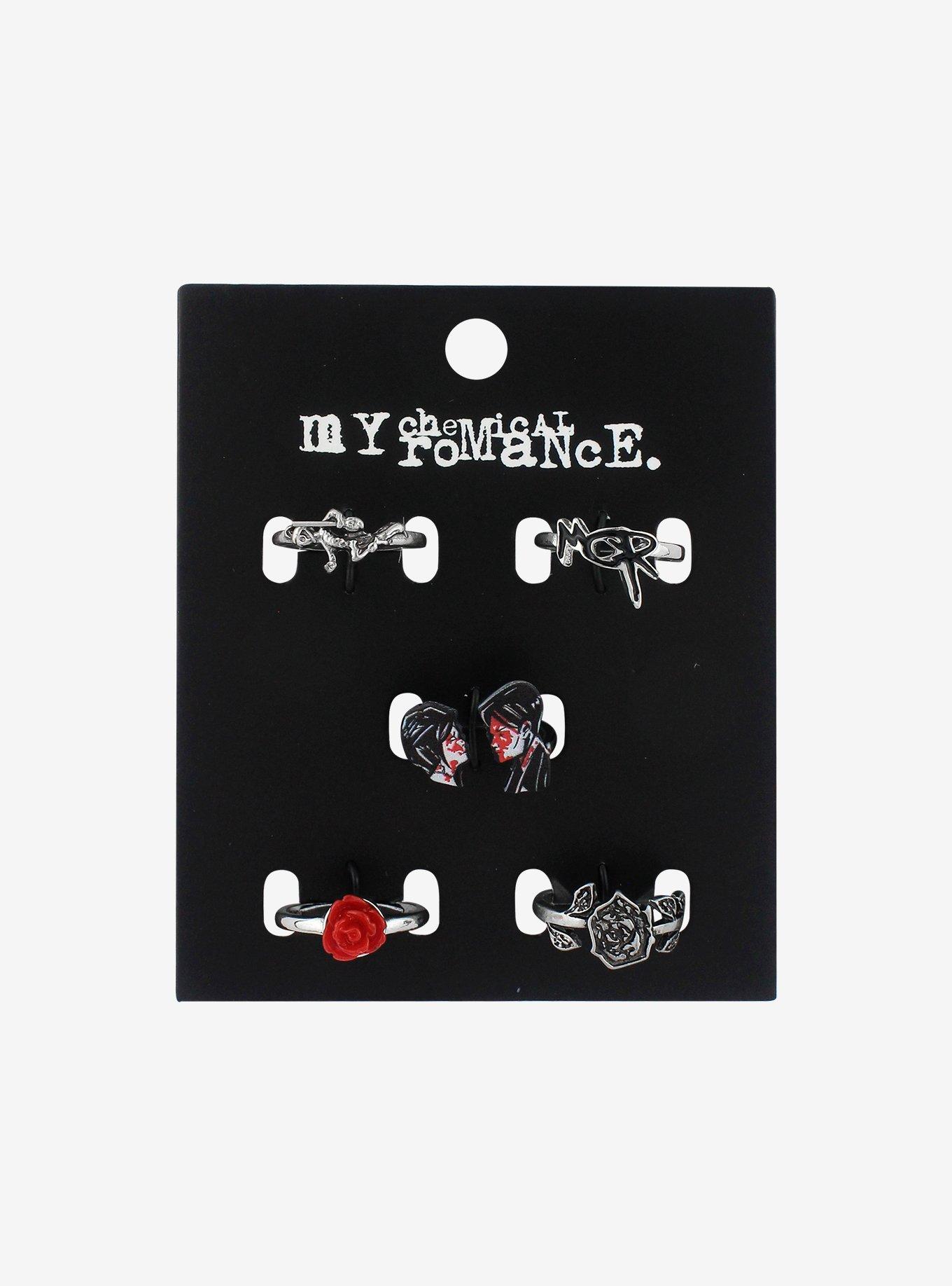 My Chemical Romance Padlock Chain Necklace Set