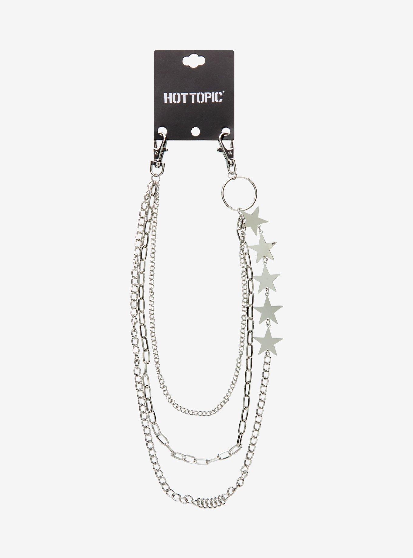 Star 16 Inch, 20 Inch & 24 Inch Triple Wallet Chain | Hot Topic