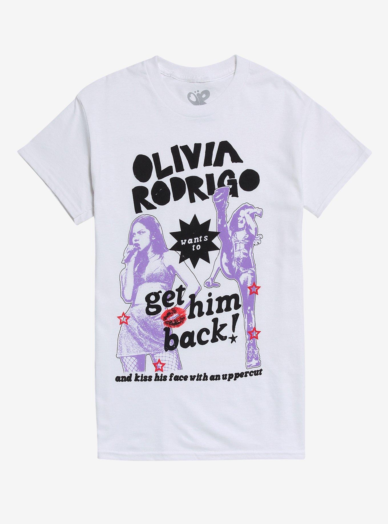 Olivia Rodrigo Get Him Back Relaxed Fit Girls T-Shirt, , hi-res
