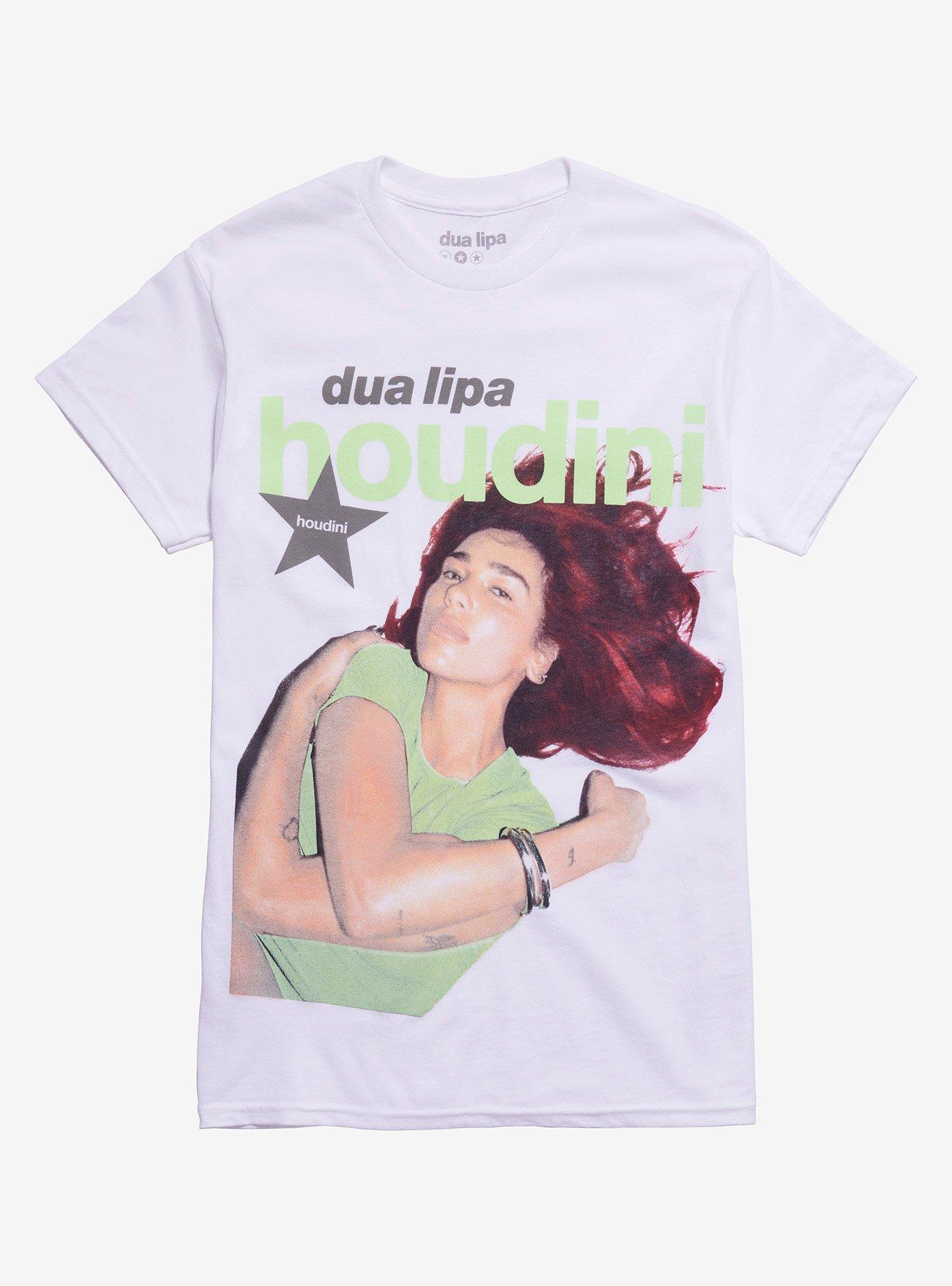 Dua Lipa Houdini Portrait Boyfriend Fit Girls T-Shirt, , hi-res