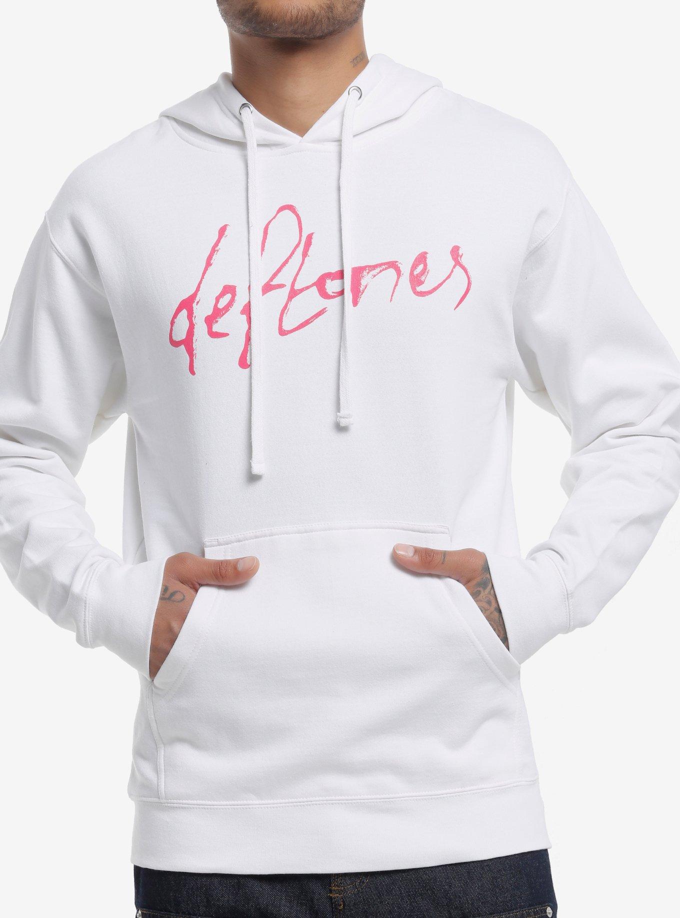 Deftones Pink Logo Hoodie, , hi-res