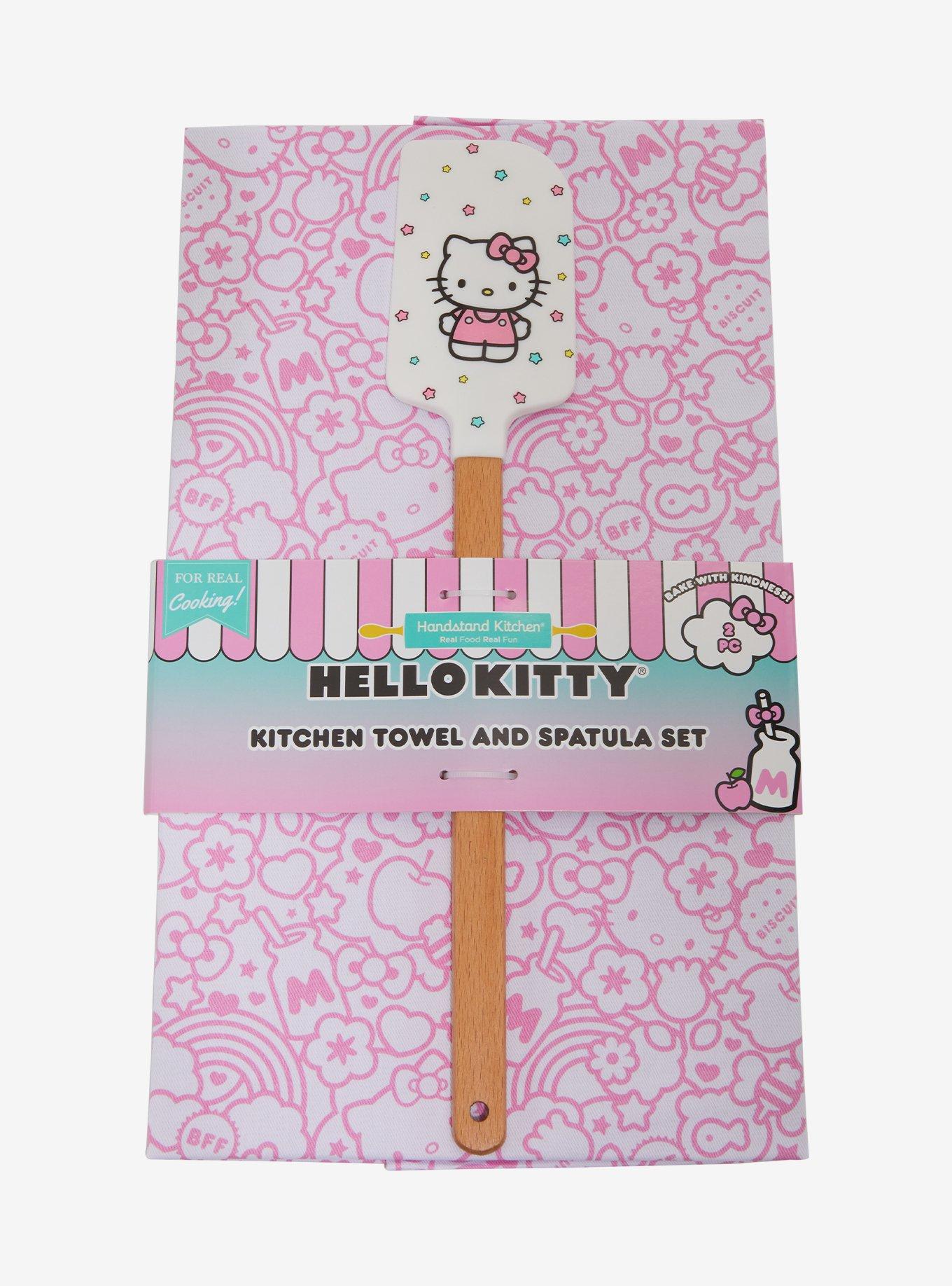 Sanrio Hello Kitty Star Allover Print Kitchen Towel and Spatula Set, , hi-res