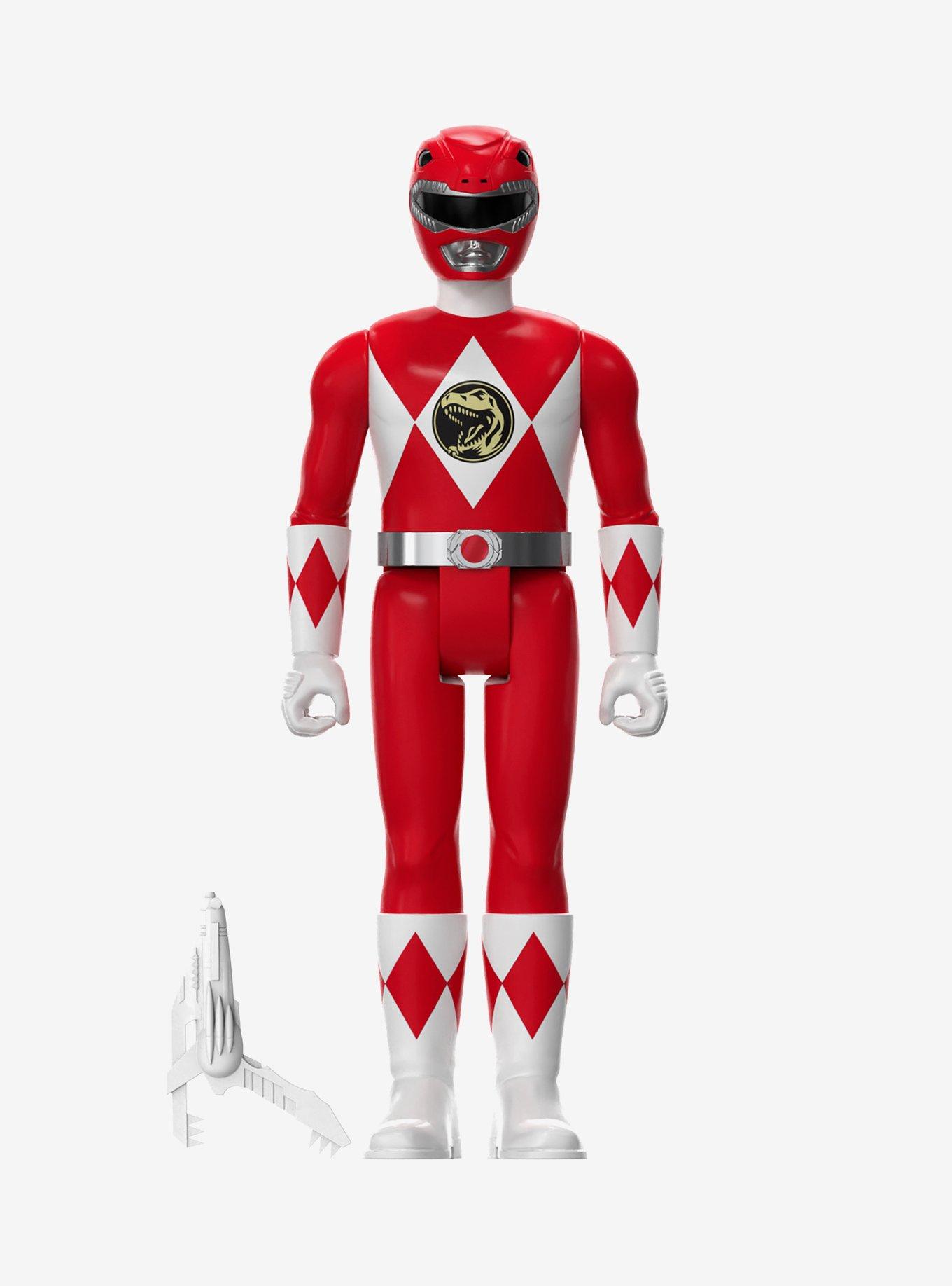 Super7 Mighty Morphin' Power Rangers ReAction Red Ranger SDCC 2023 Exclusive Figure, , hi-res