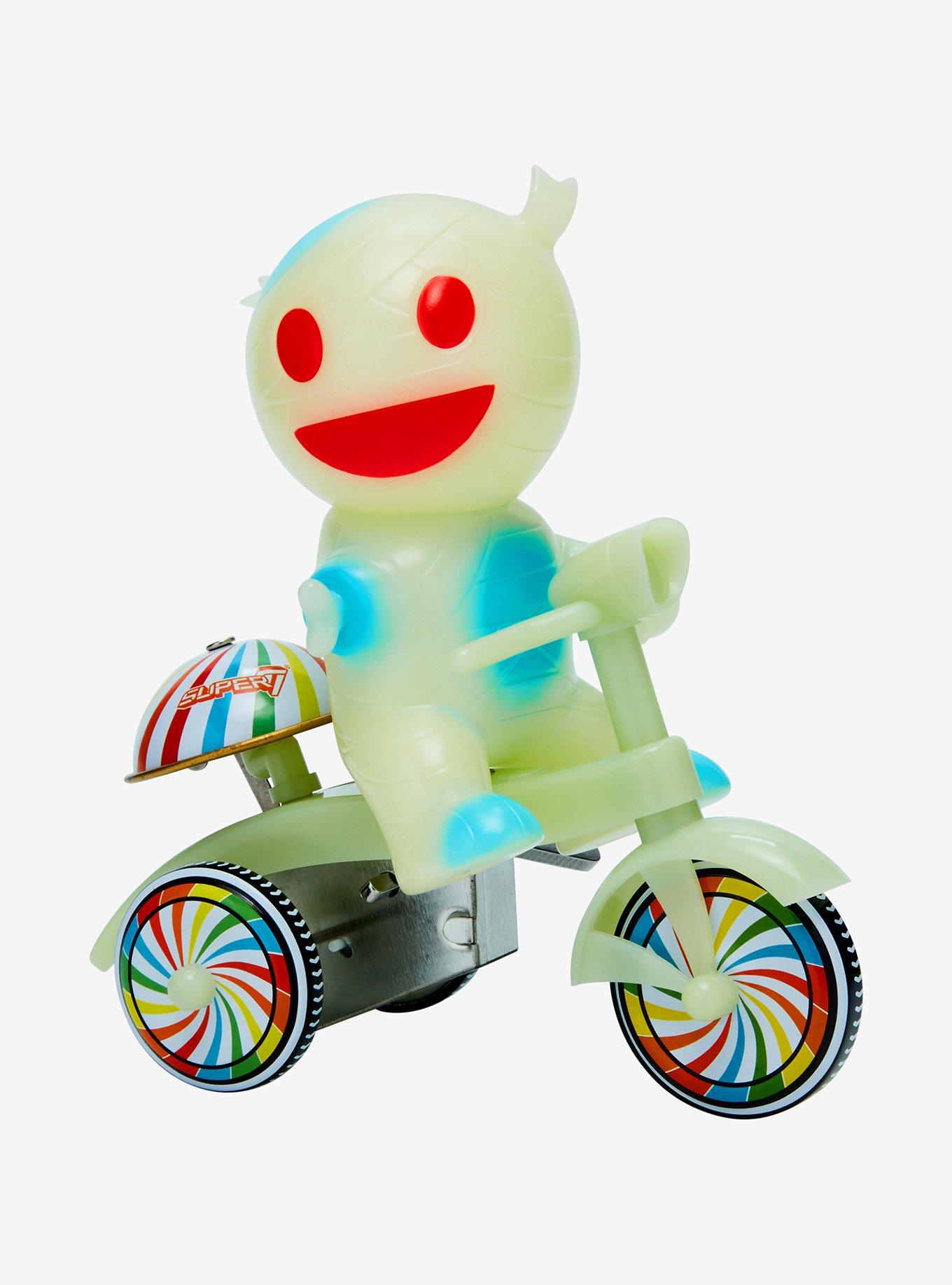 Super7 Super Cycles Mummy Boy on Trike Glow-in-the-Dark Figure, , hi-res