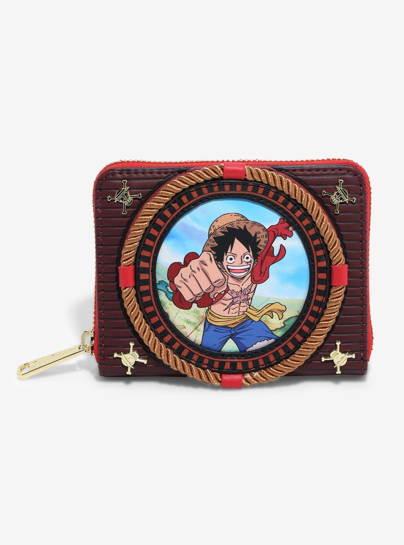Loungefly One Piece Luffy Rope Mini Wallet, , hi-res