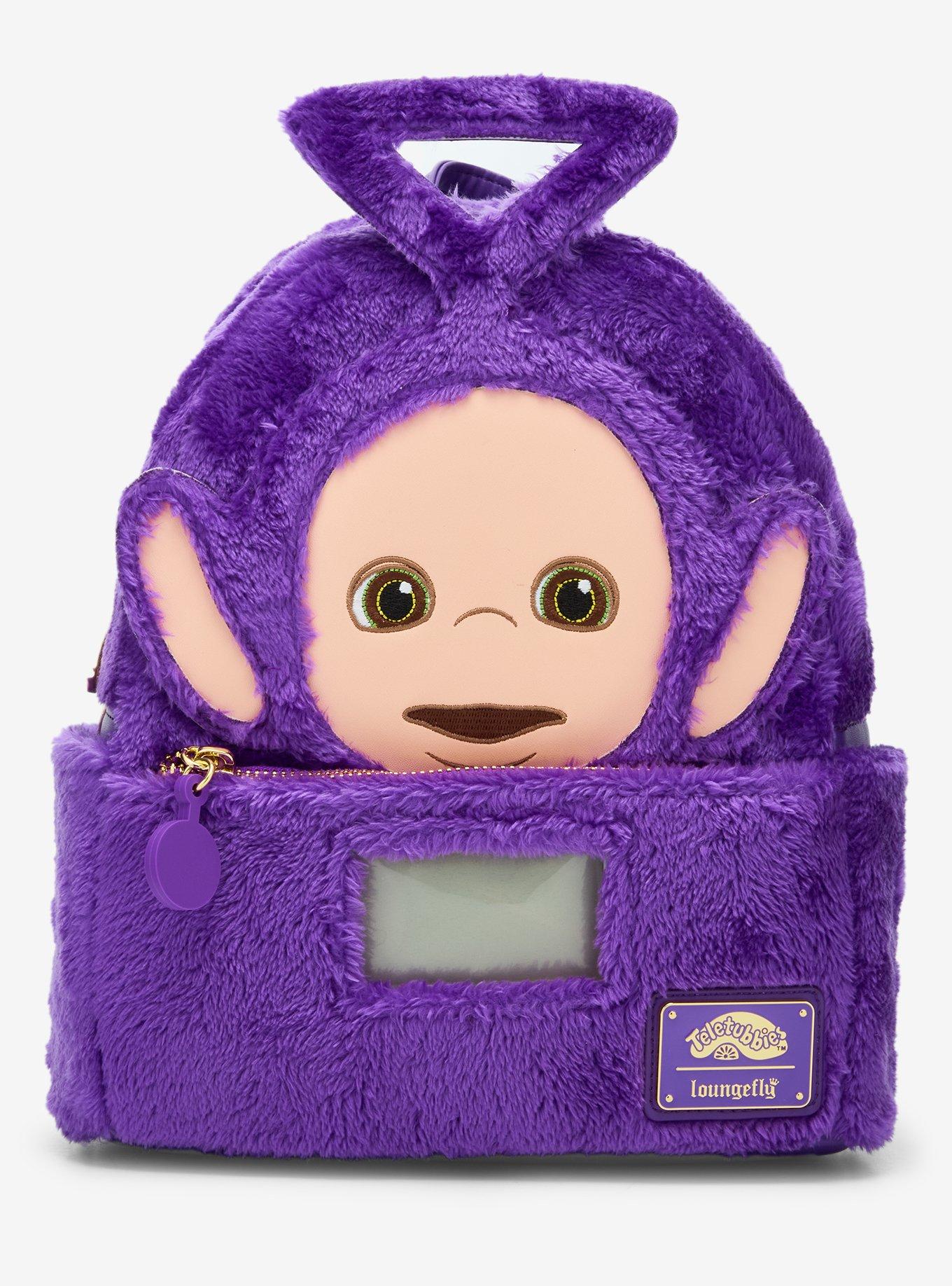 Loungefly Teletubbies Tinky Winky Fuzzy Light-Up Mini Backpack, , hi-res