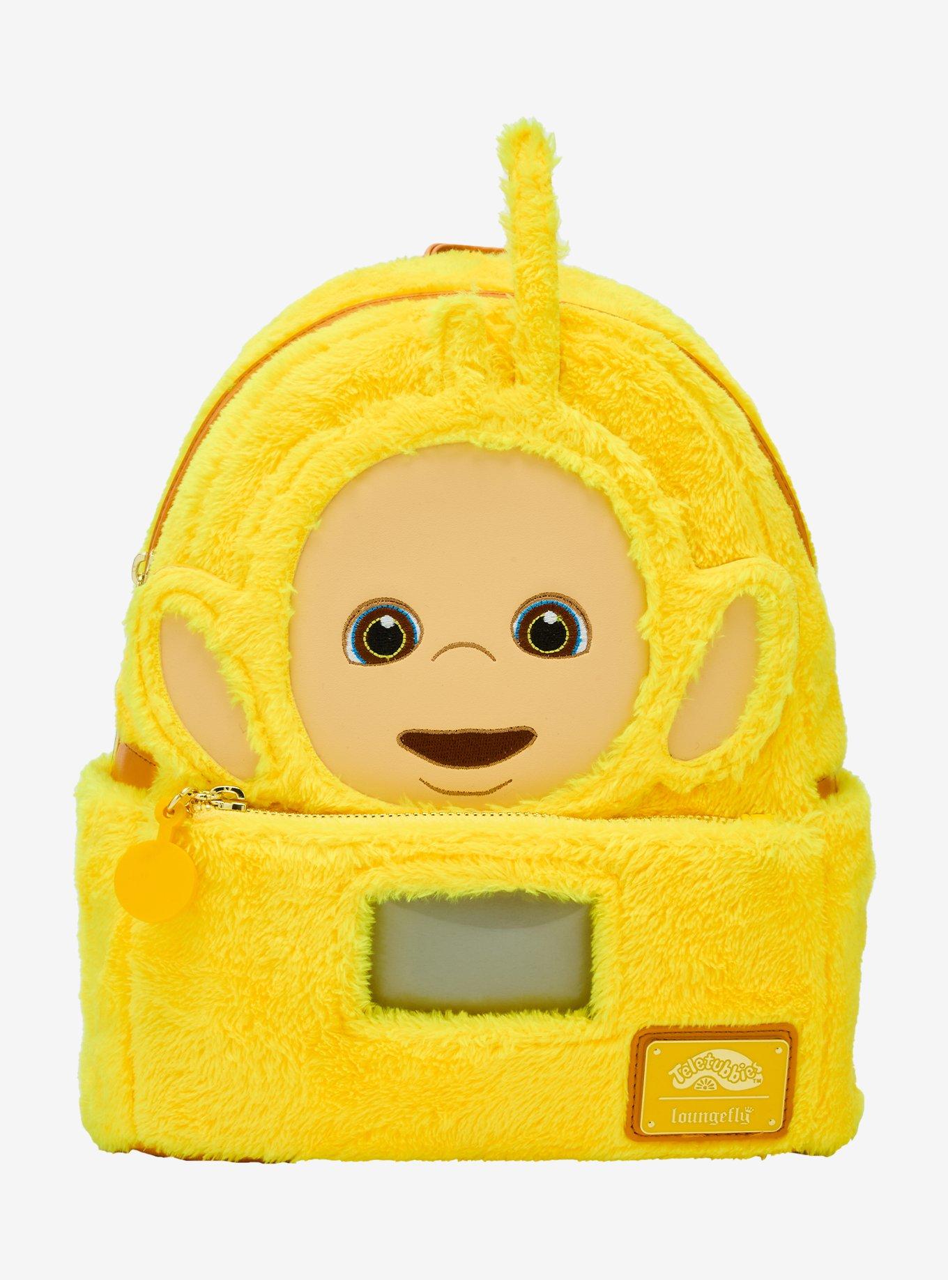 Loungefly Teletubbies Laa-Laa Fuzzy Light-Up Mini Backpack, , hi-res