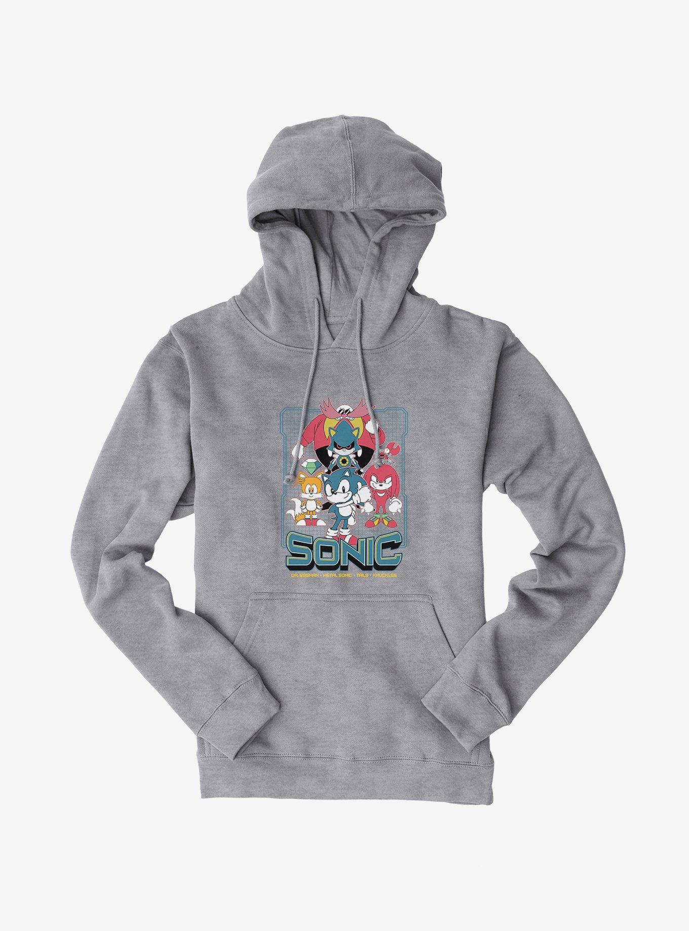 Sonic The Hedgehog Group Retro Hoodie, , hi-res