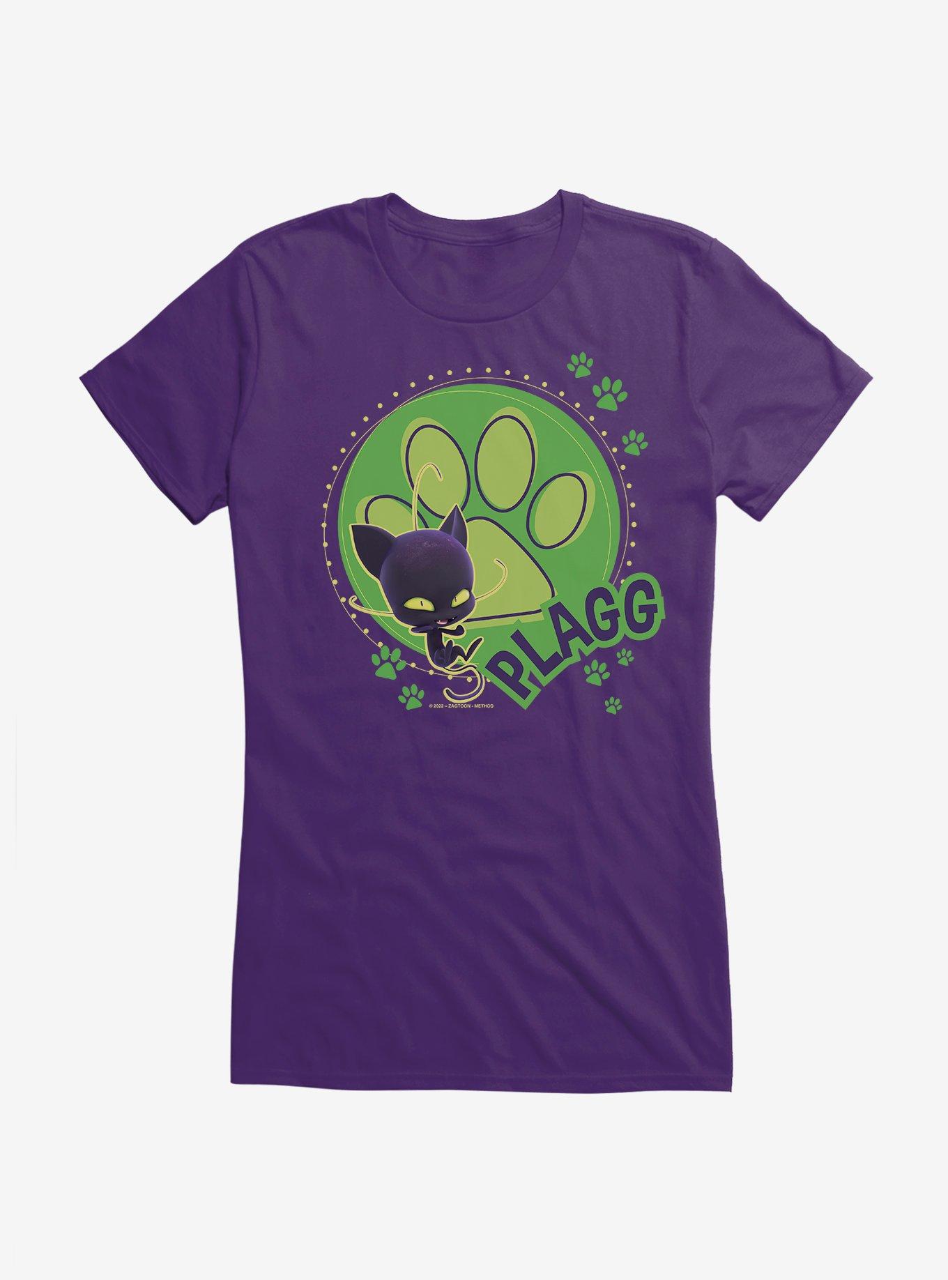 Miraculous: Tales of Ladybug & Cat Noir Ladybug Plagg Girls T-Shirt, PURPLE, hi-res