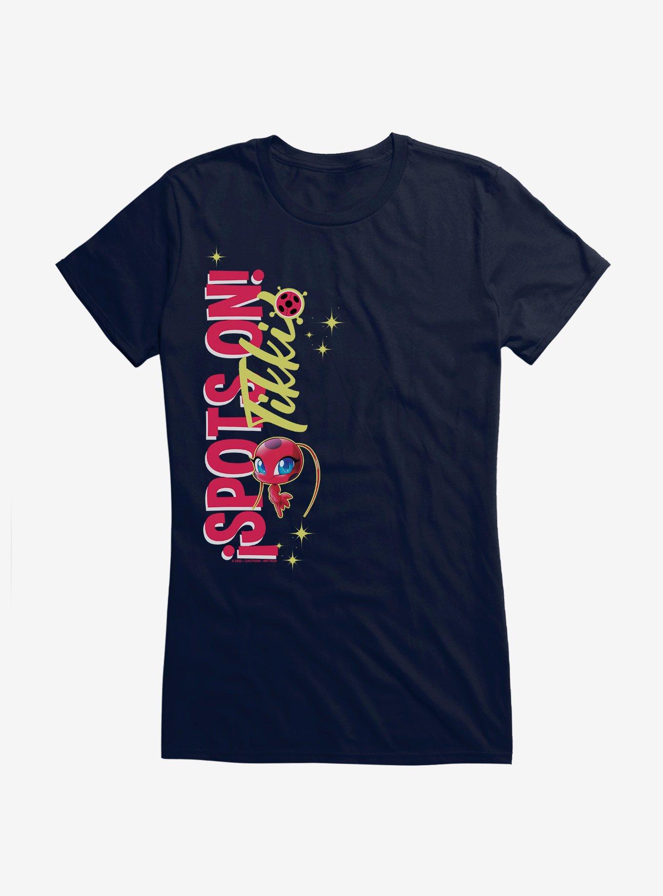 Miraculous: Tales of Ladybug & Cat Noir Ladybug Spots On Tikki Girls T-Shirt, NAVY, hi-res