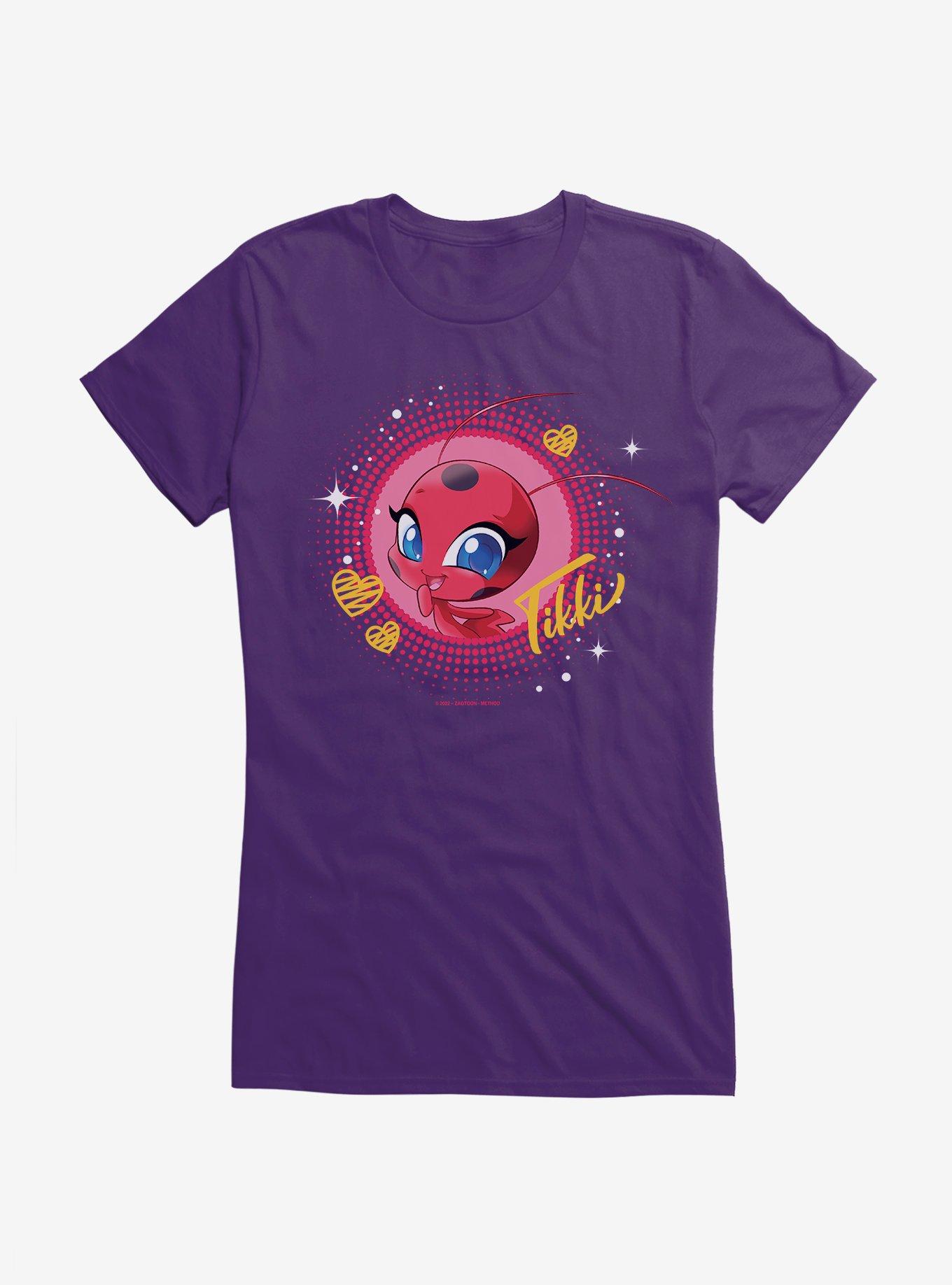 Miraculous: Tales of Ladybug & Cat Noir Ladybug Tikki Icon Girls T-Shirt, PURPLE, hi-res