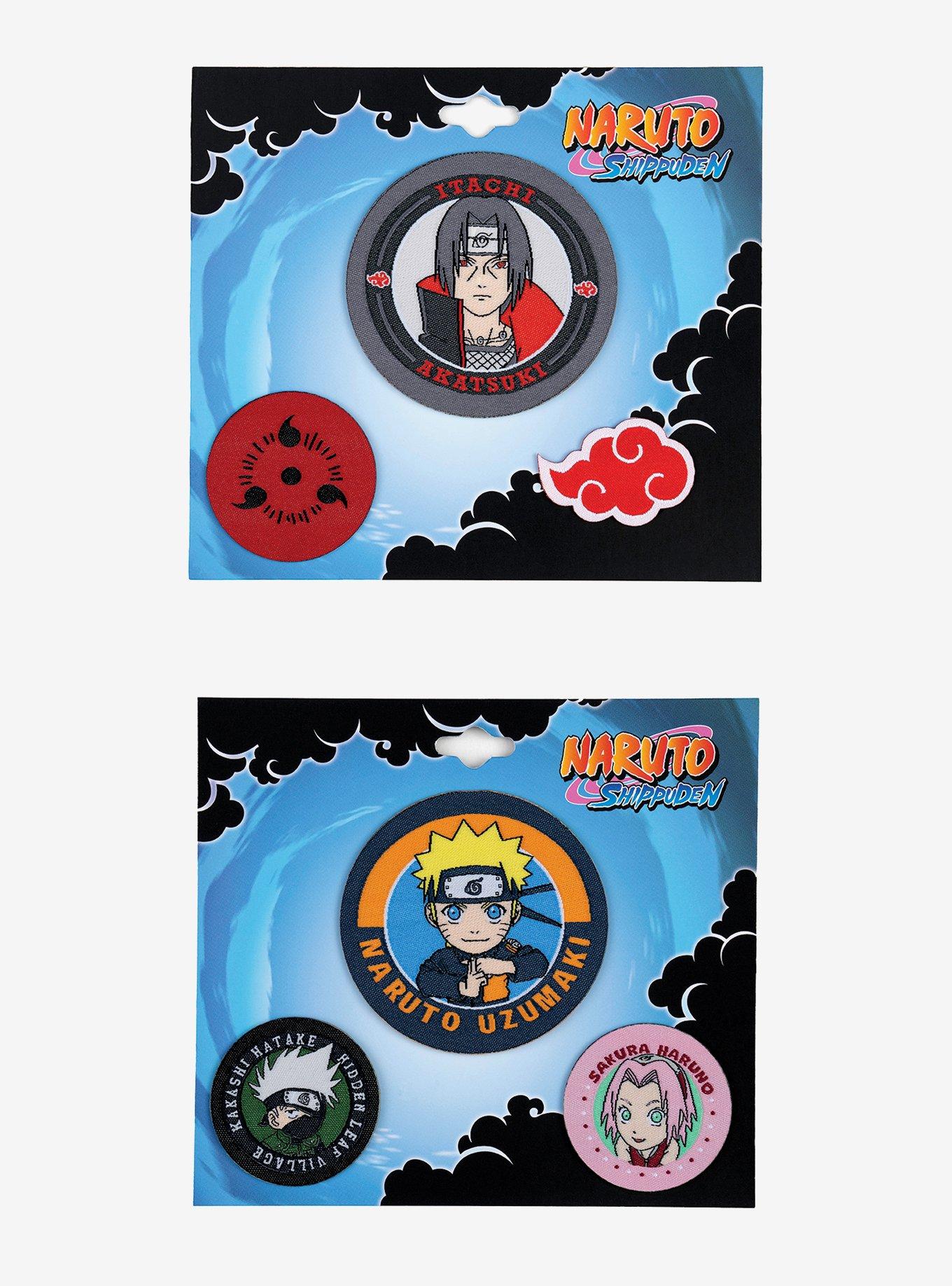 Naruto Shippuden 6-Piece Iron-On Patches, , hi-res