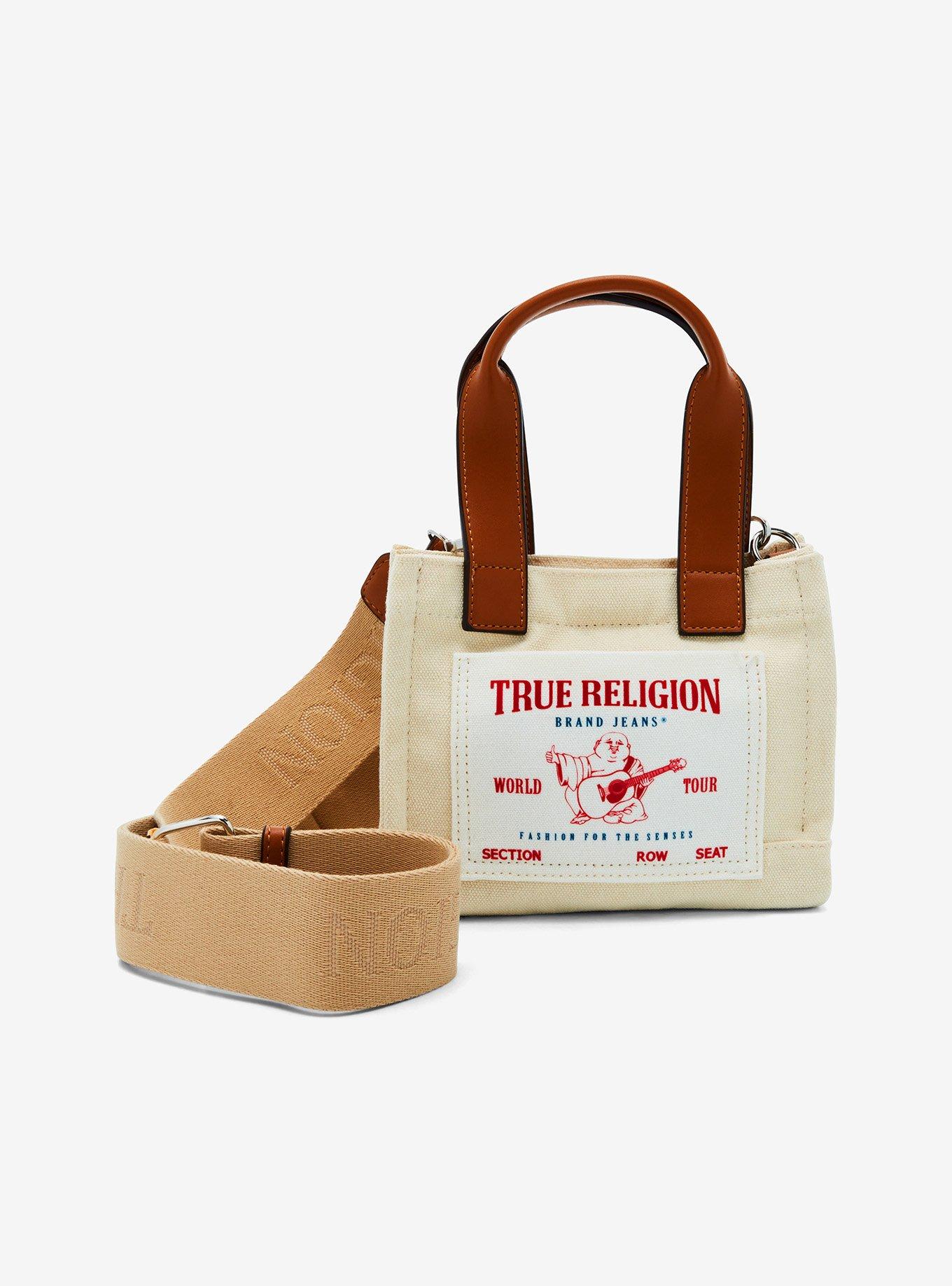 True Religion Canvas Mini Tote Bag, , hi-res