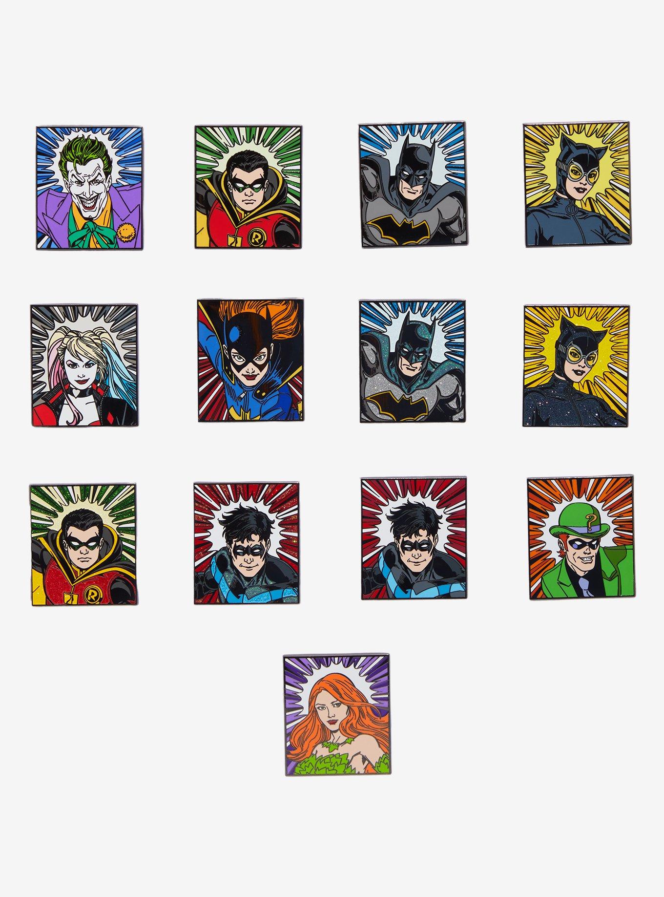 DC Comics Batman Comic Portrait Blind Box Enamel Pin, , hi-res