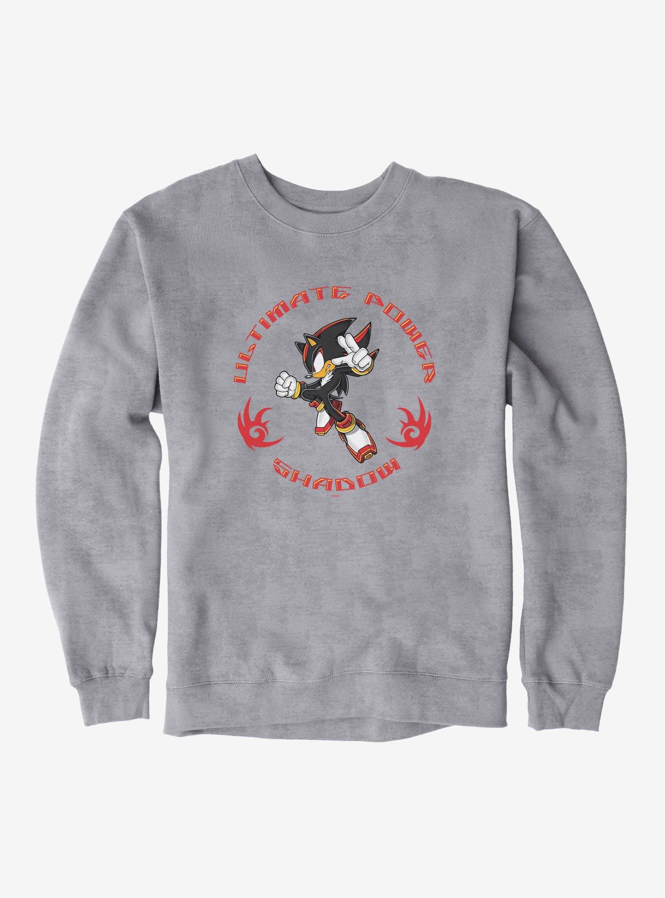 Sonic The Hedgehog Ultimate Power Shadow Sweatshirt, SPORT GRAY, hi-res