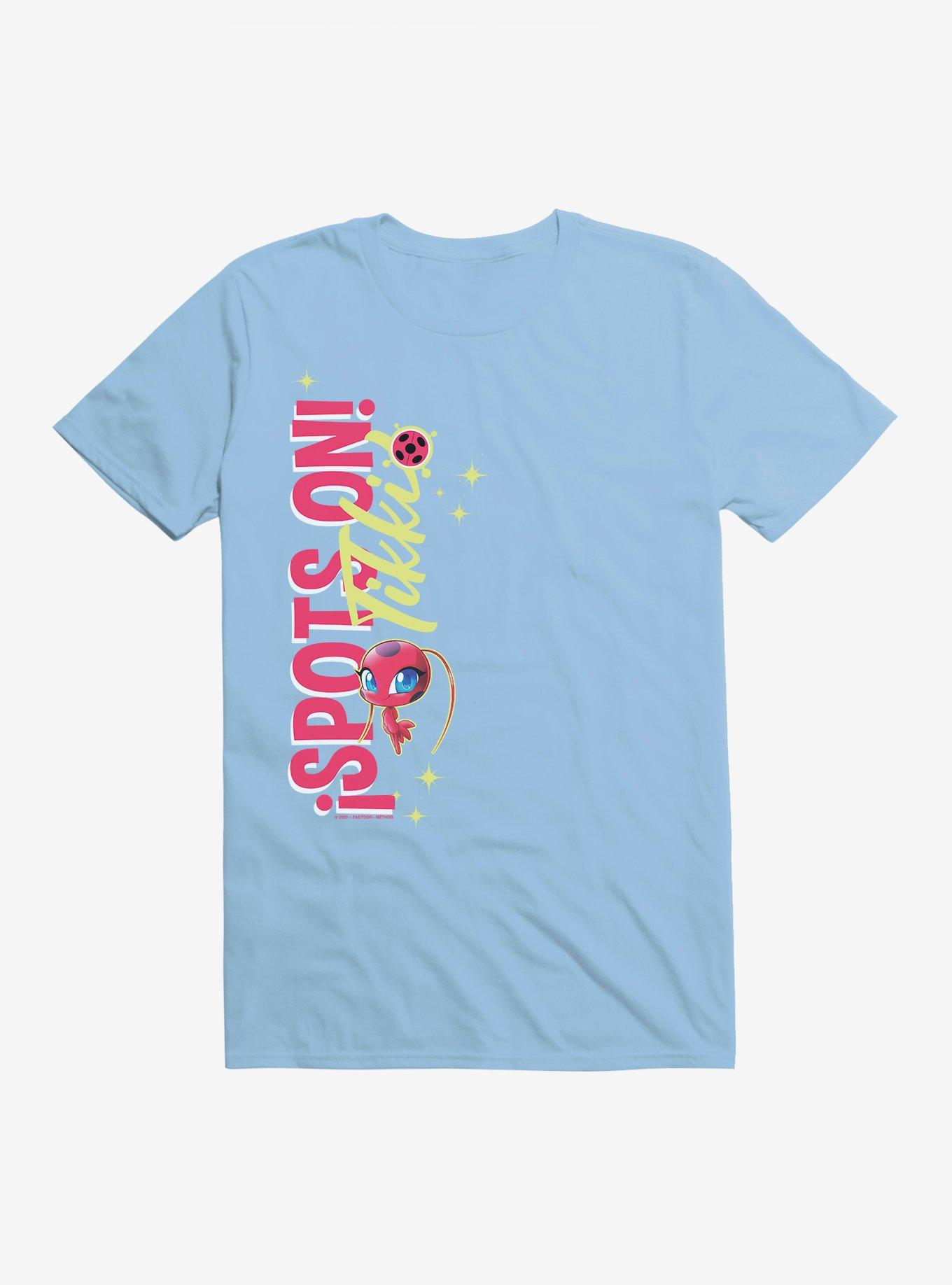 Miraculous: Tales of Ladybug & Cat Noir Ladybug Spots On Tikki T-Shirt, LIGHT BLUE, hi-res