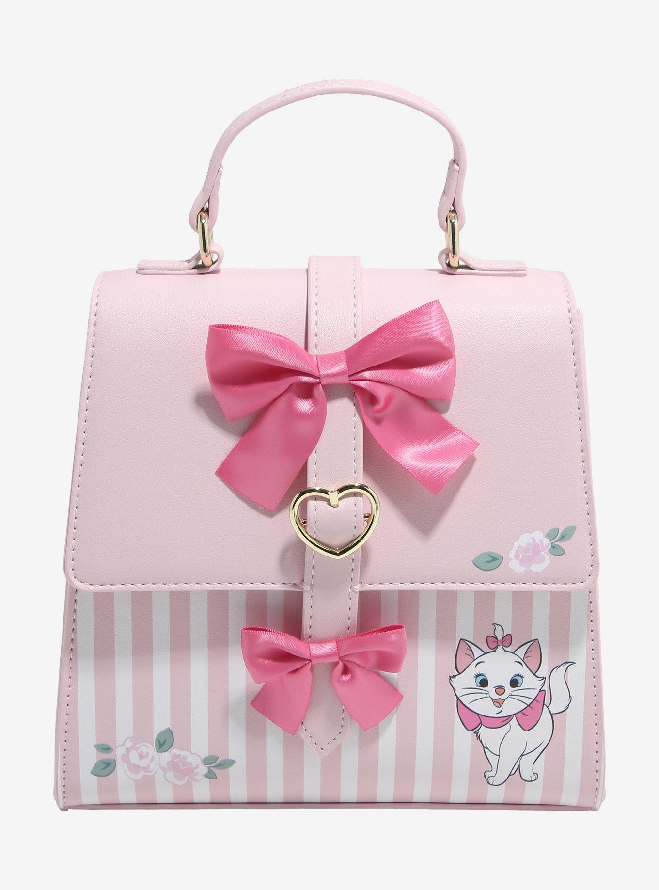 Her Universe Disney The Aristocats Marie Bows Stripe Crossbody Bag 