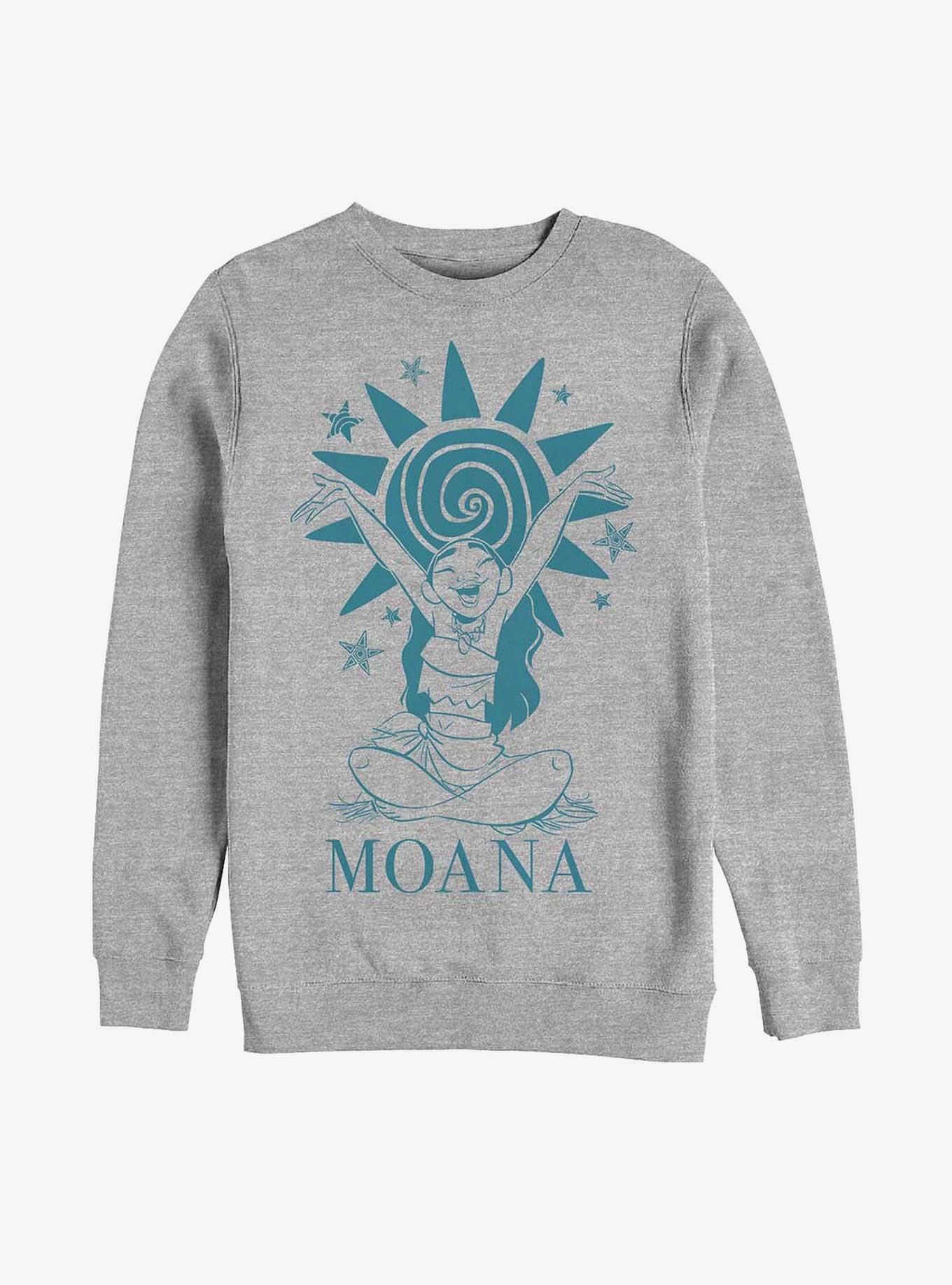 Disney Moana Sun And Stars Sweatshirt, ATH HTR, hi-res