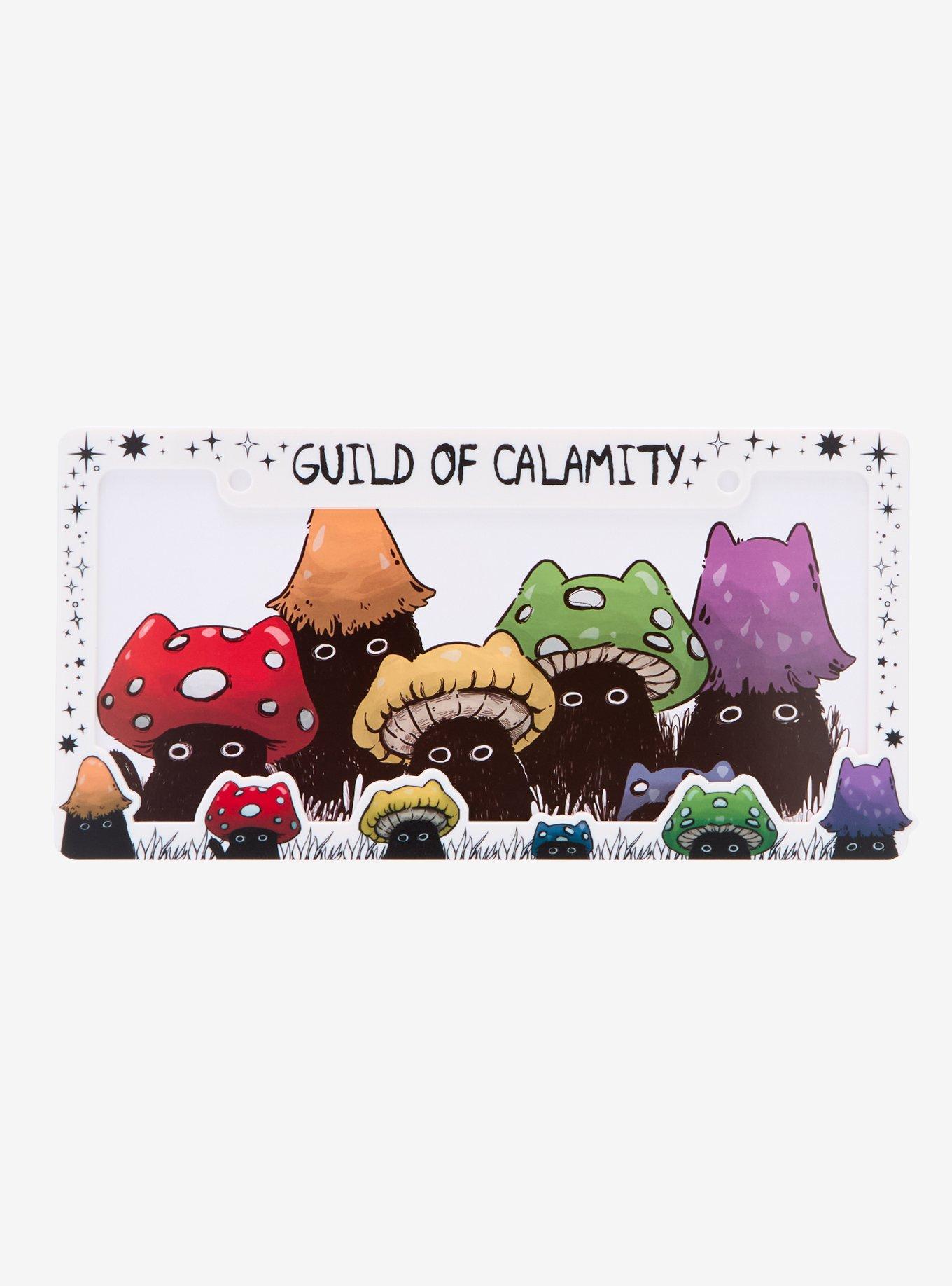 Guild Of Calamity Mushroom Cat License Plate Frame, , hi-res