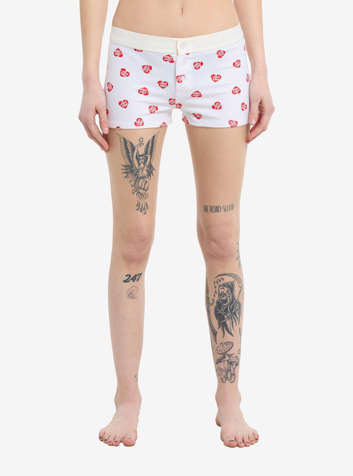 Coca-Cola Pink Diet Coke Hearts Girls Boyshorts, , hi-res