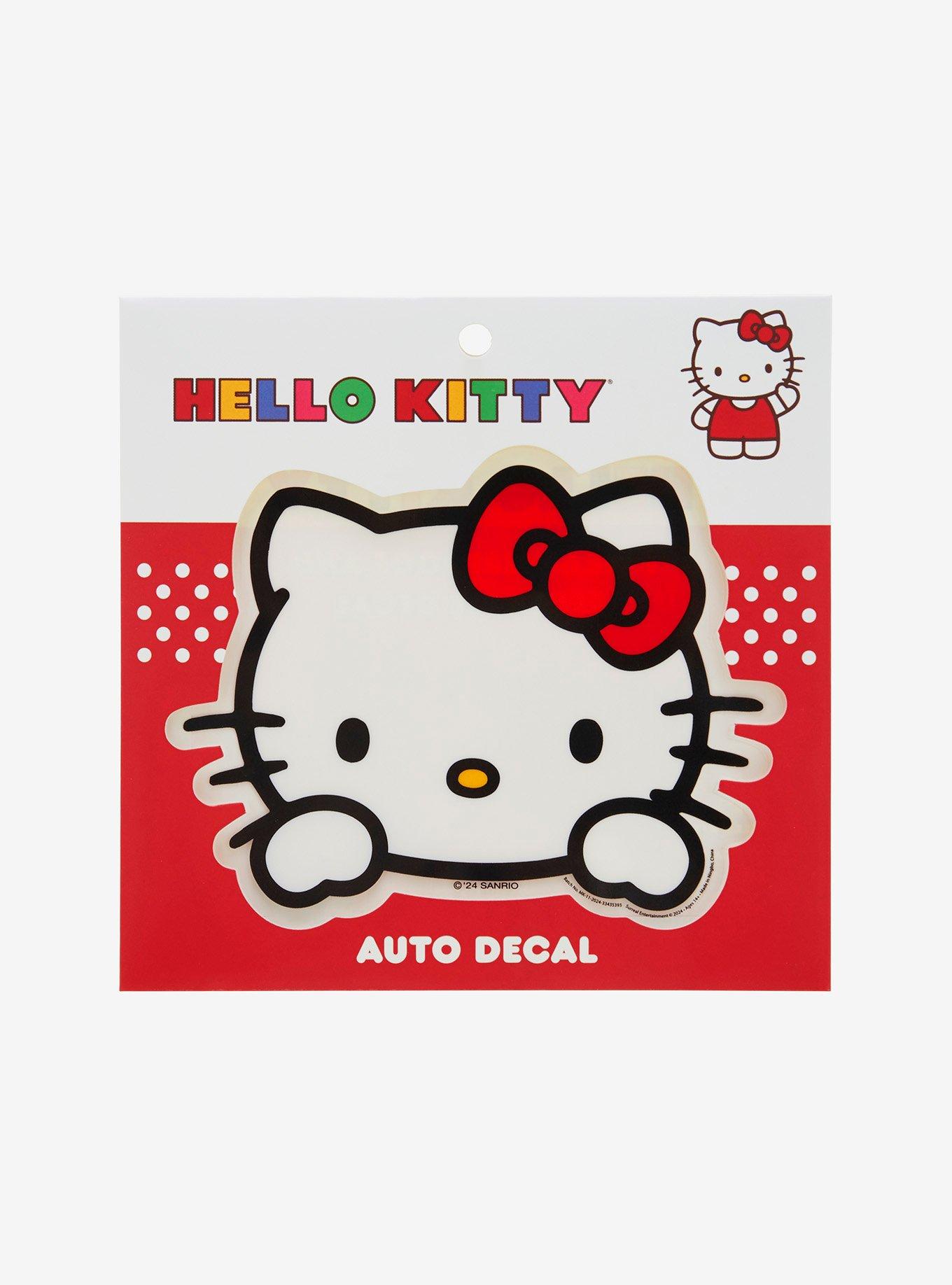 Hello Kitty Peeking Decal, , hi-res