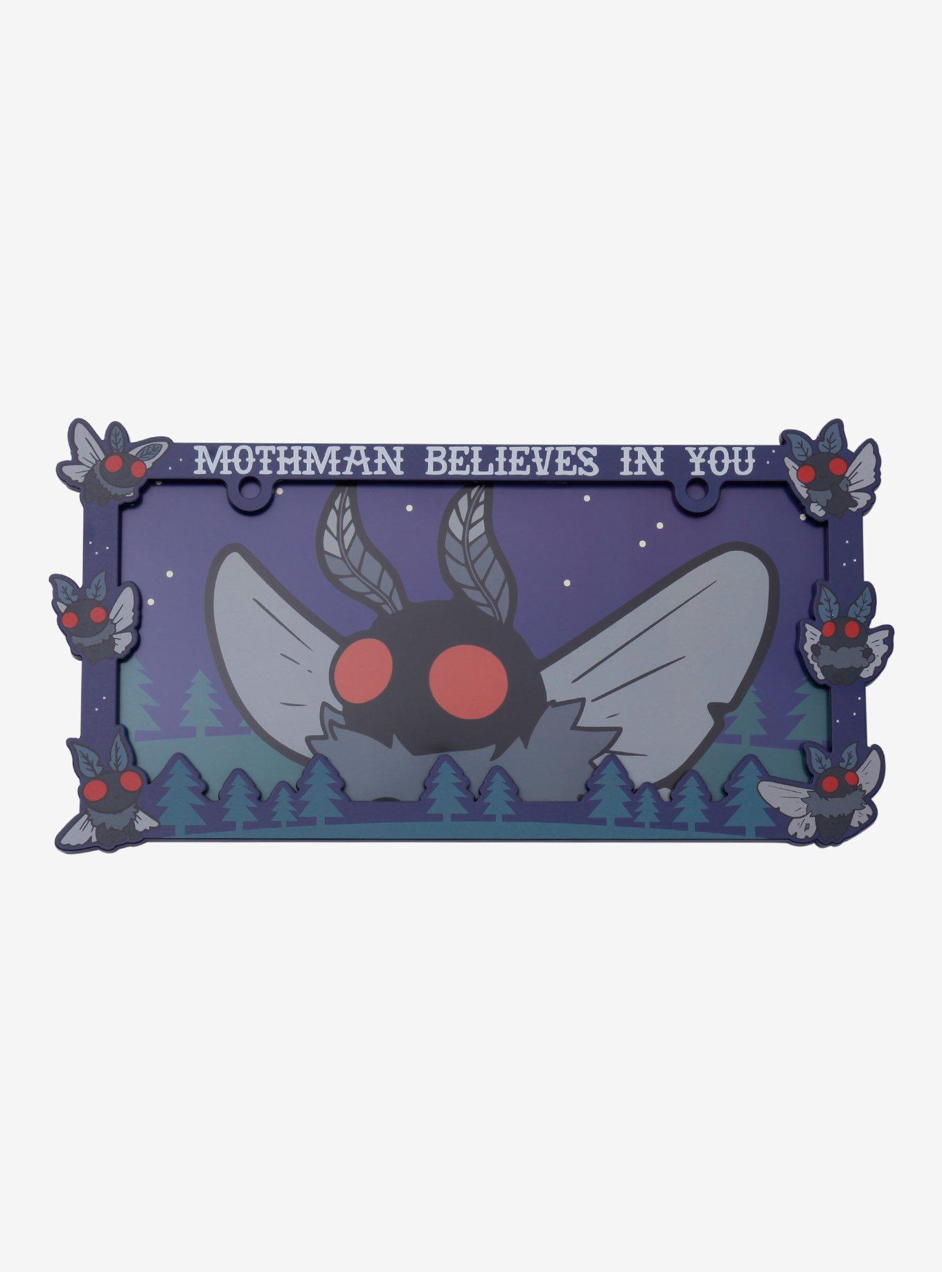 Mothman Believes In You License Plate Frame, , hi-res