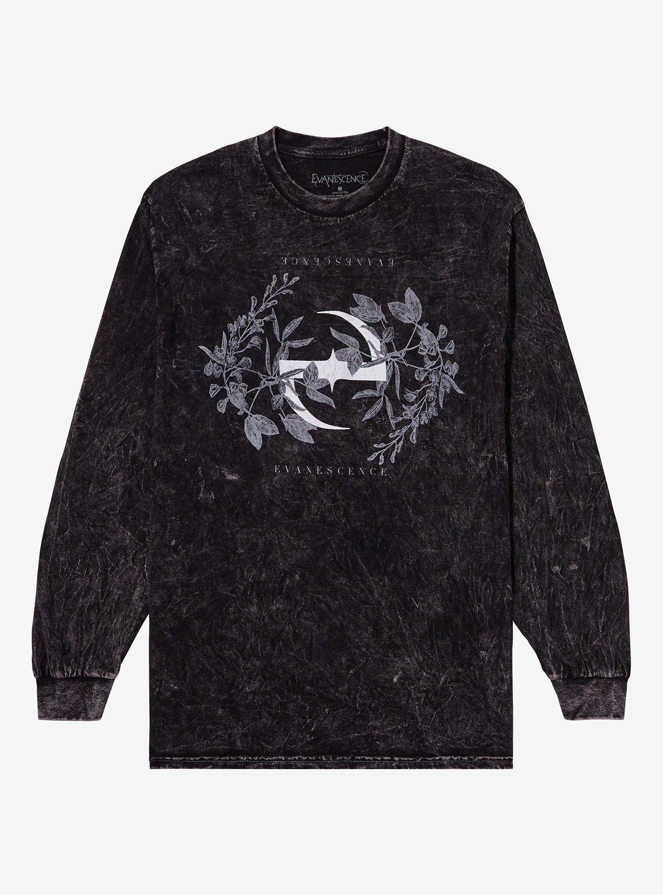 Evanescence Logo Leaves Long-Sleeve T-Shirt, , hi-res