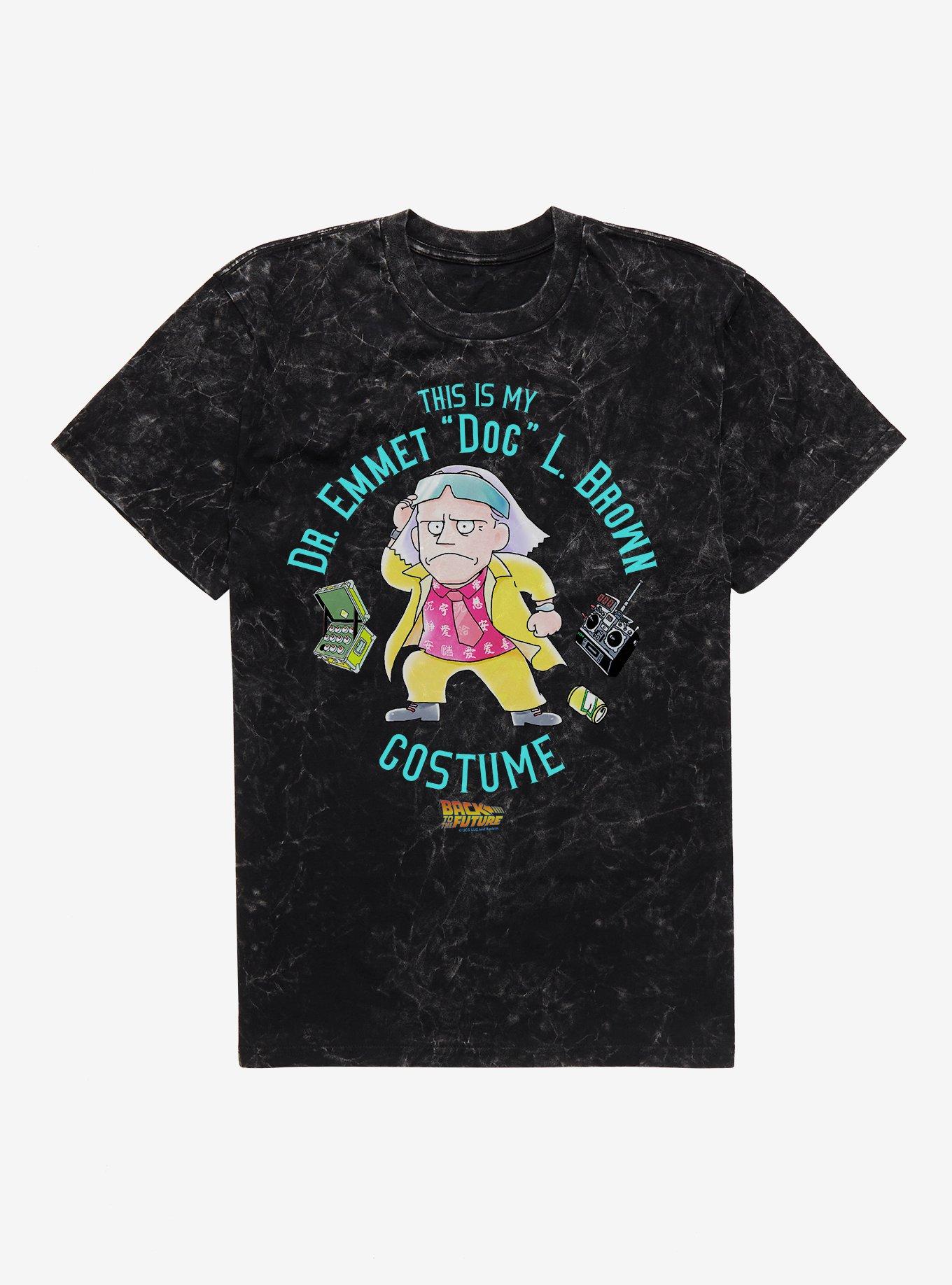 Back To The Future This Is My Doc Brown Costume Mineral Wash T-Shirt, , hi-res