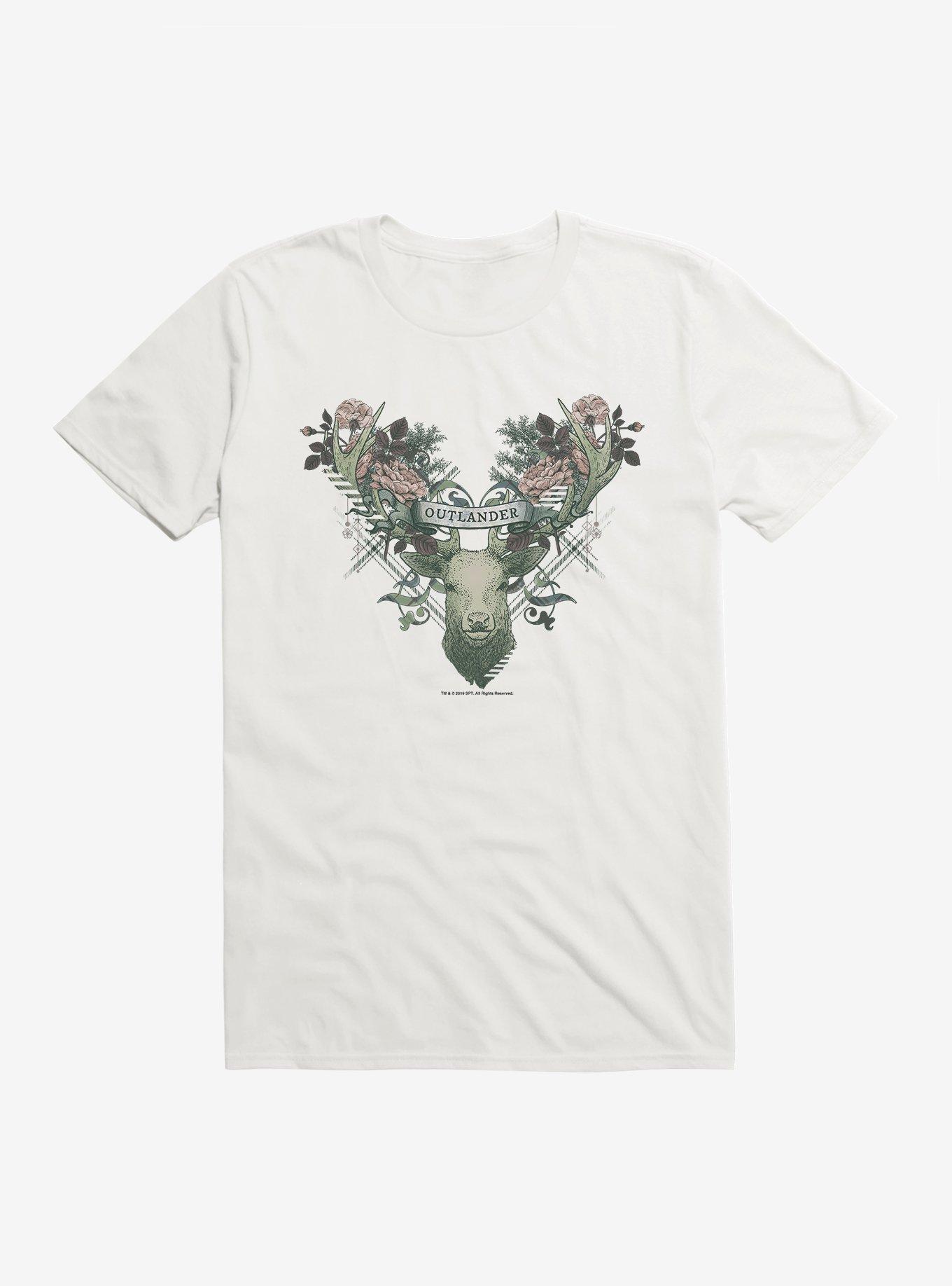 Outlander Floral Deer T-Shirt