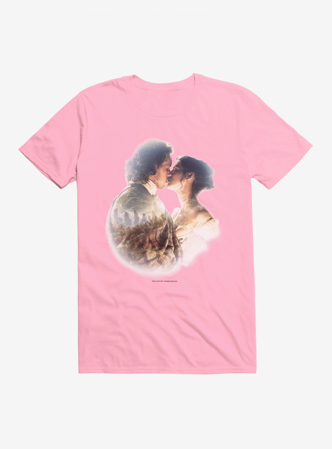 Outlander Claire and Jamie Kiss T-Shirt, , hi-res