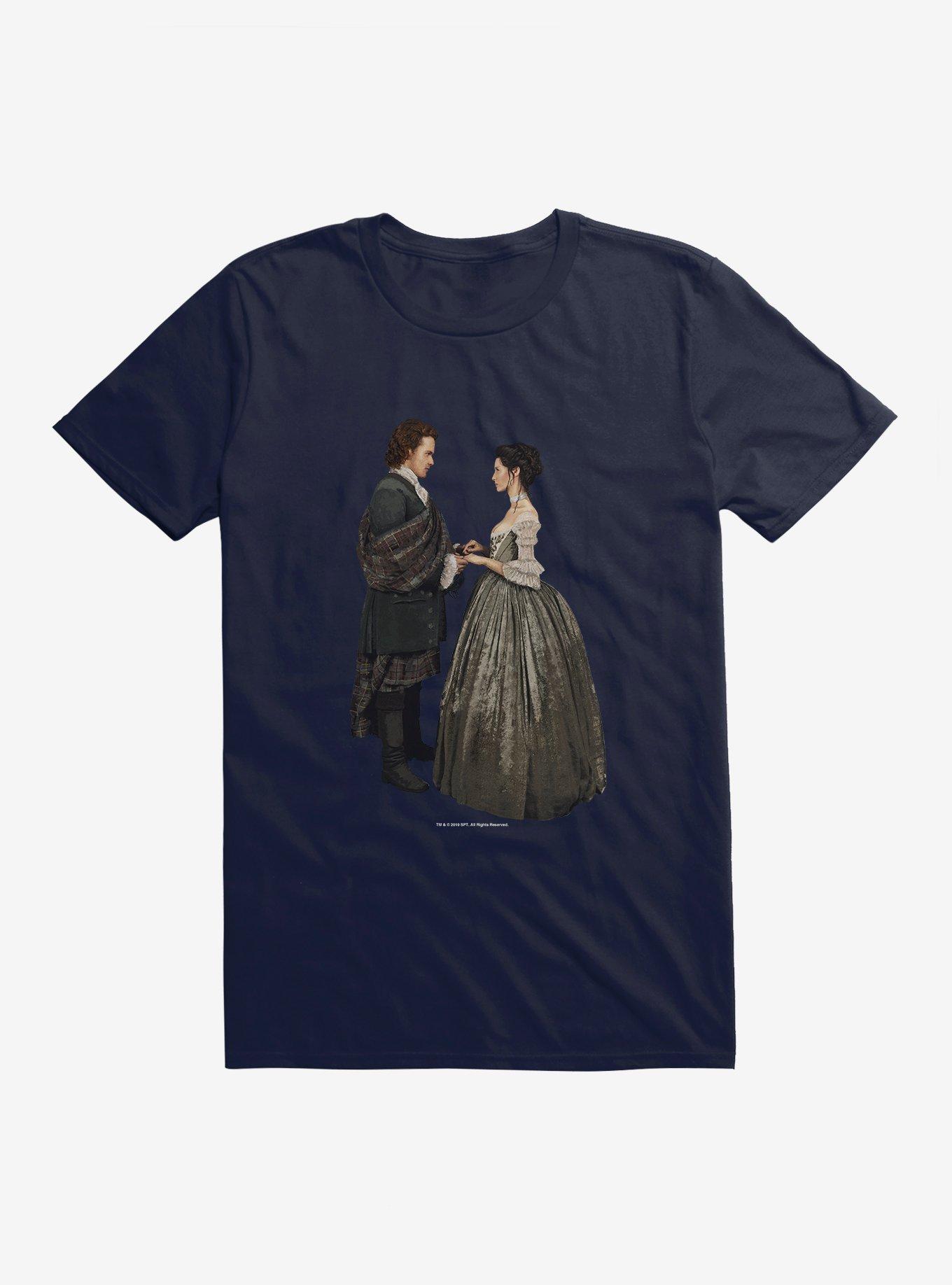 Outlander Jamie and Claire Wedding T-Shirt, , hi-res