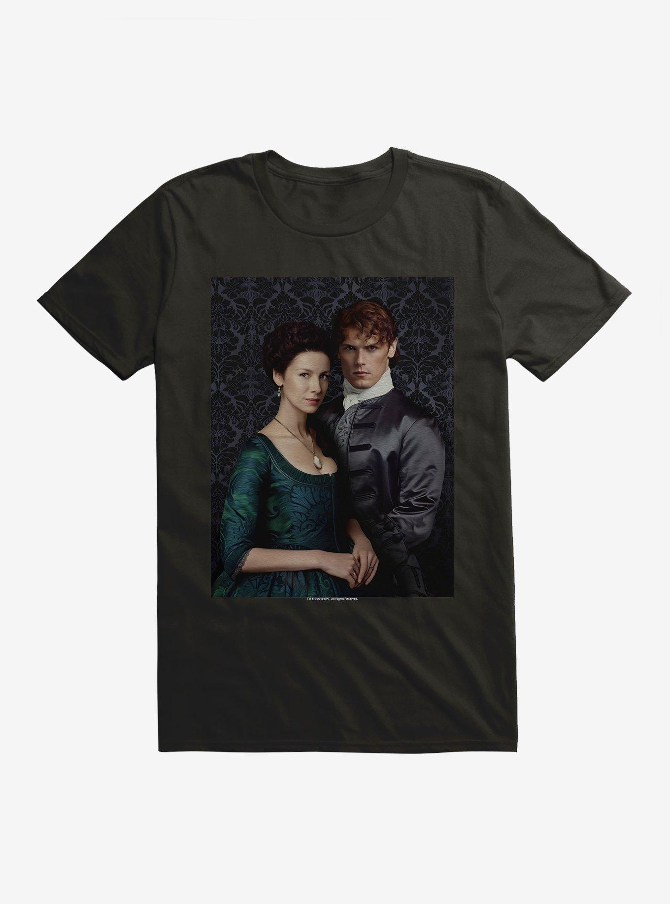 Outlander Jamie and Claire Portrait T-Shirt, , hi-res