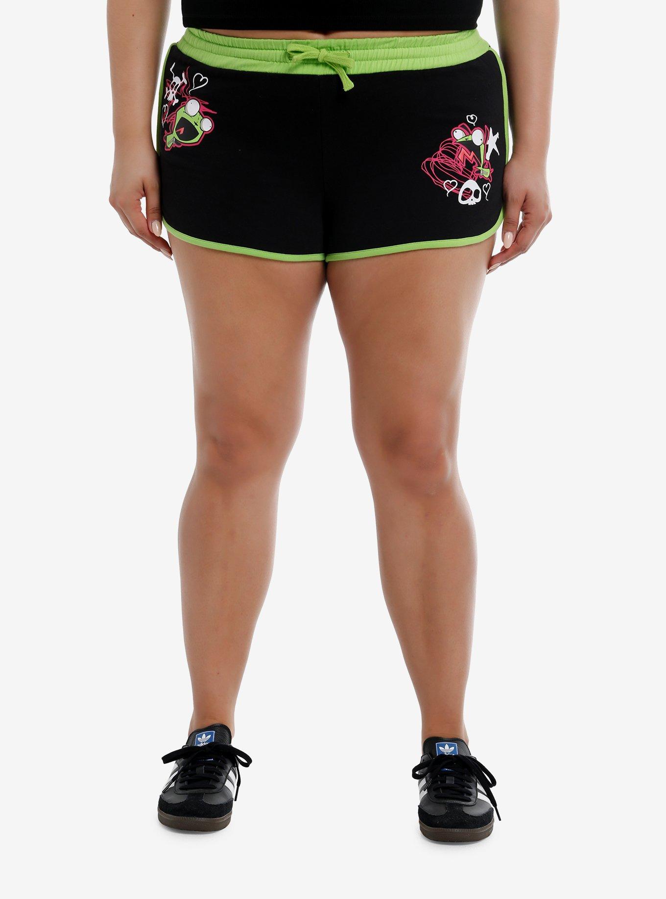 Invader Zim GIR Doom Girls Soft Shorts Plus Size, , hi-res