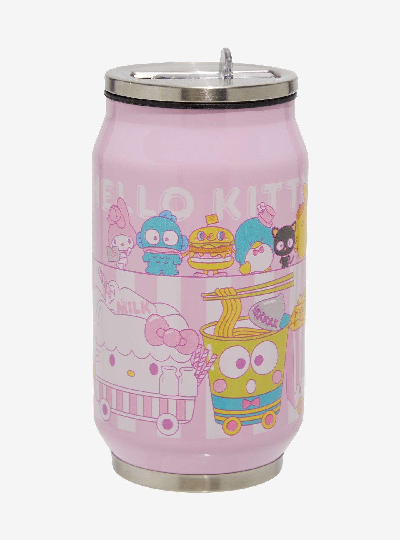Hello Kitty And Friends Food Train Soda Can Water Bottle, , hi-res
