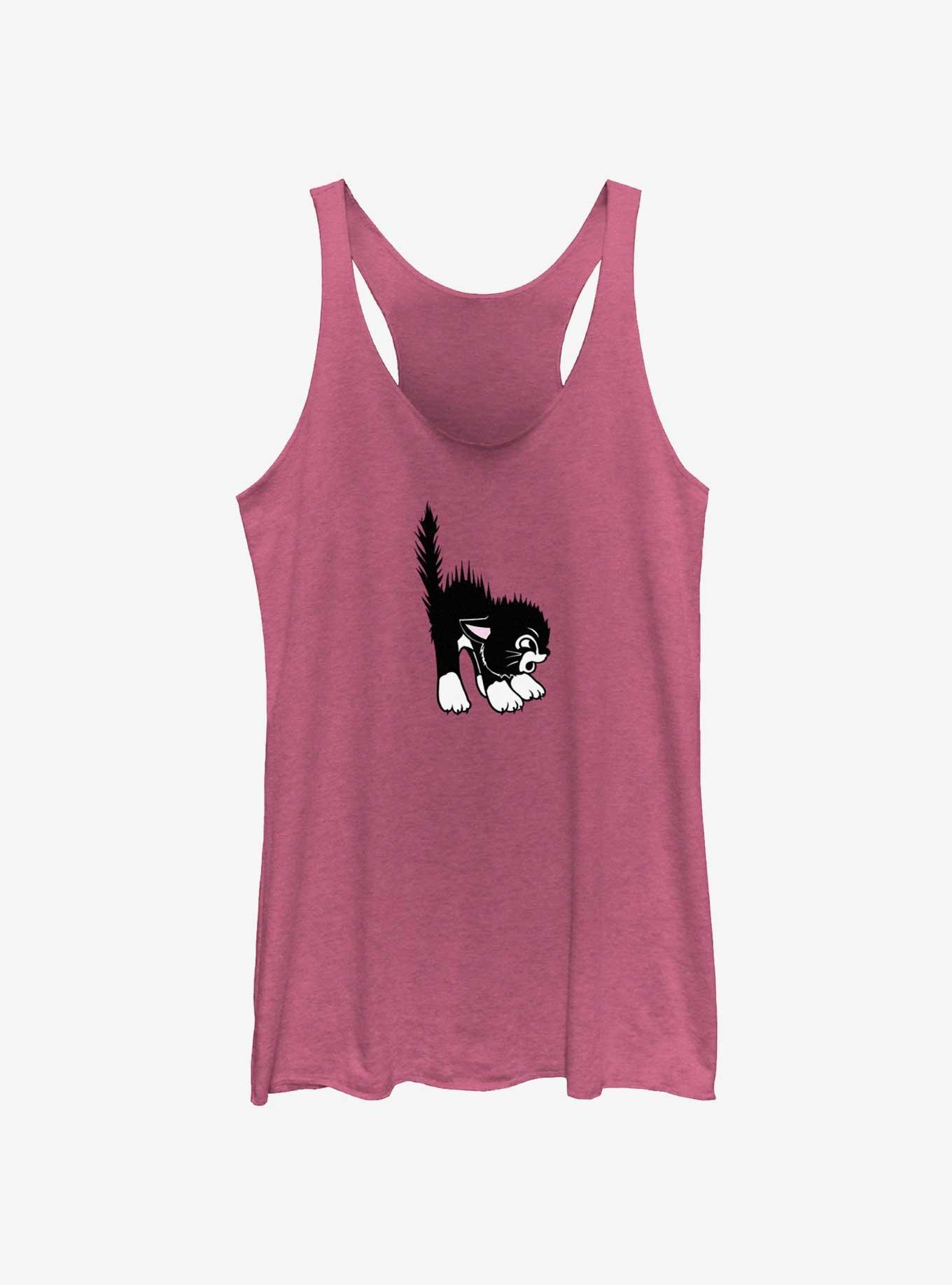 Disney Silly Symphony Angry Kitten Girls Tank, PINK HTR, hi-res
