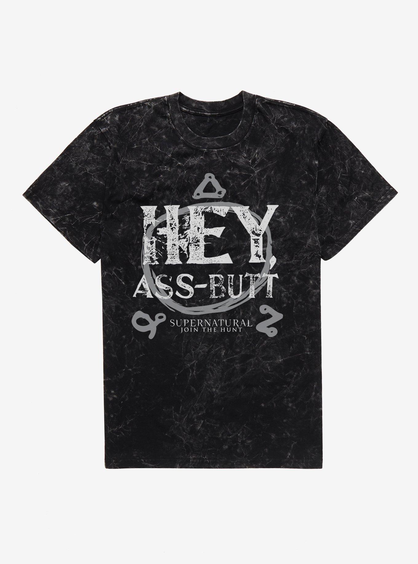 Supernatural Hey Mineral Wash T-Shirt, BLACK MINERAL WASH, hi-res