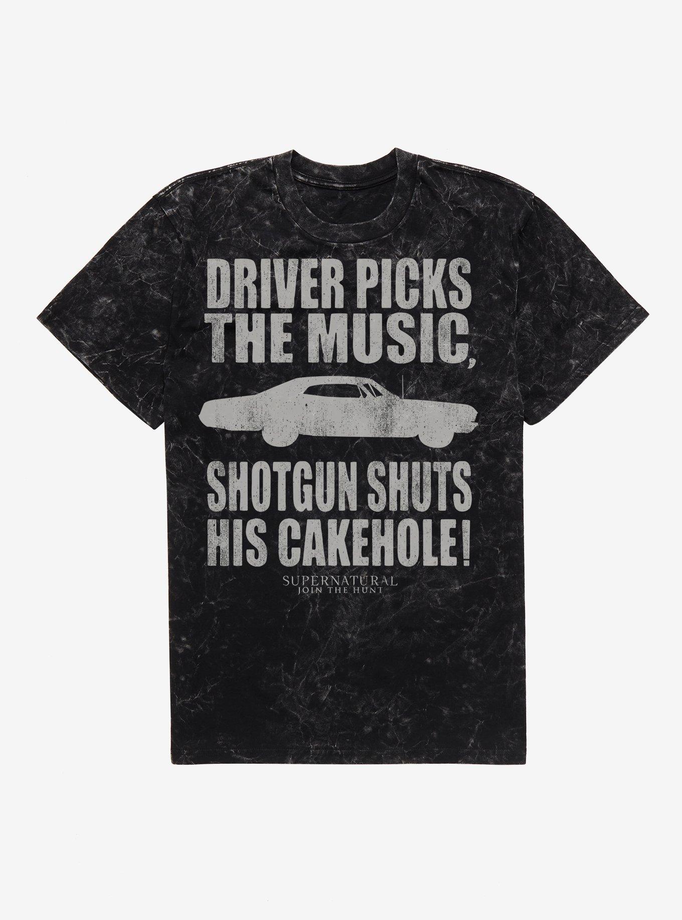 Supernatural Driver Picks The Music Mineral Wash T-Shirt, , hi-res