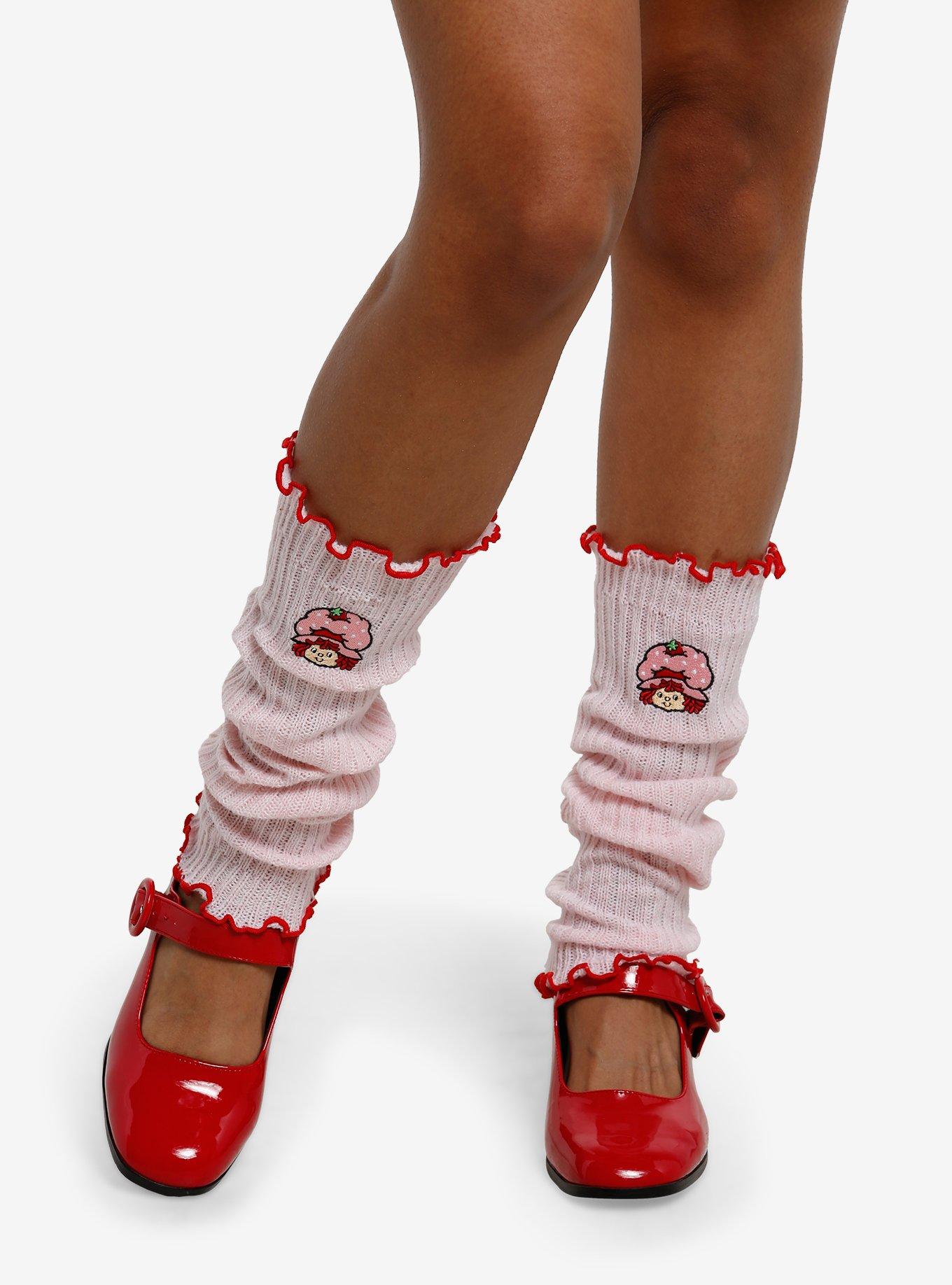 Strawberry Shortcake Patch Lettuce Trim Leg Warmers, , hi-res