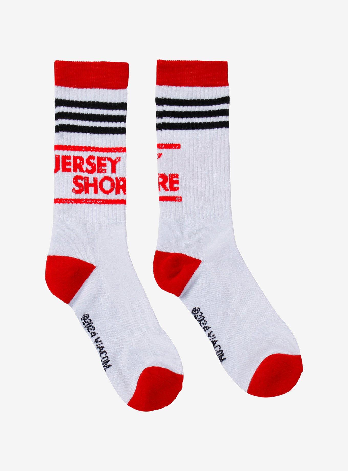 Jersey Shore Logo Crew Socks, , hi-res