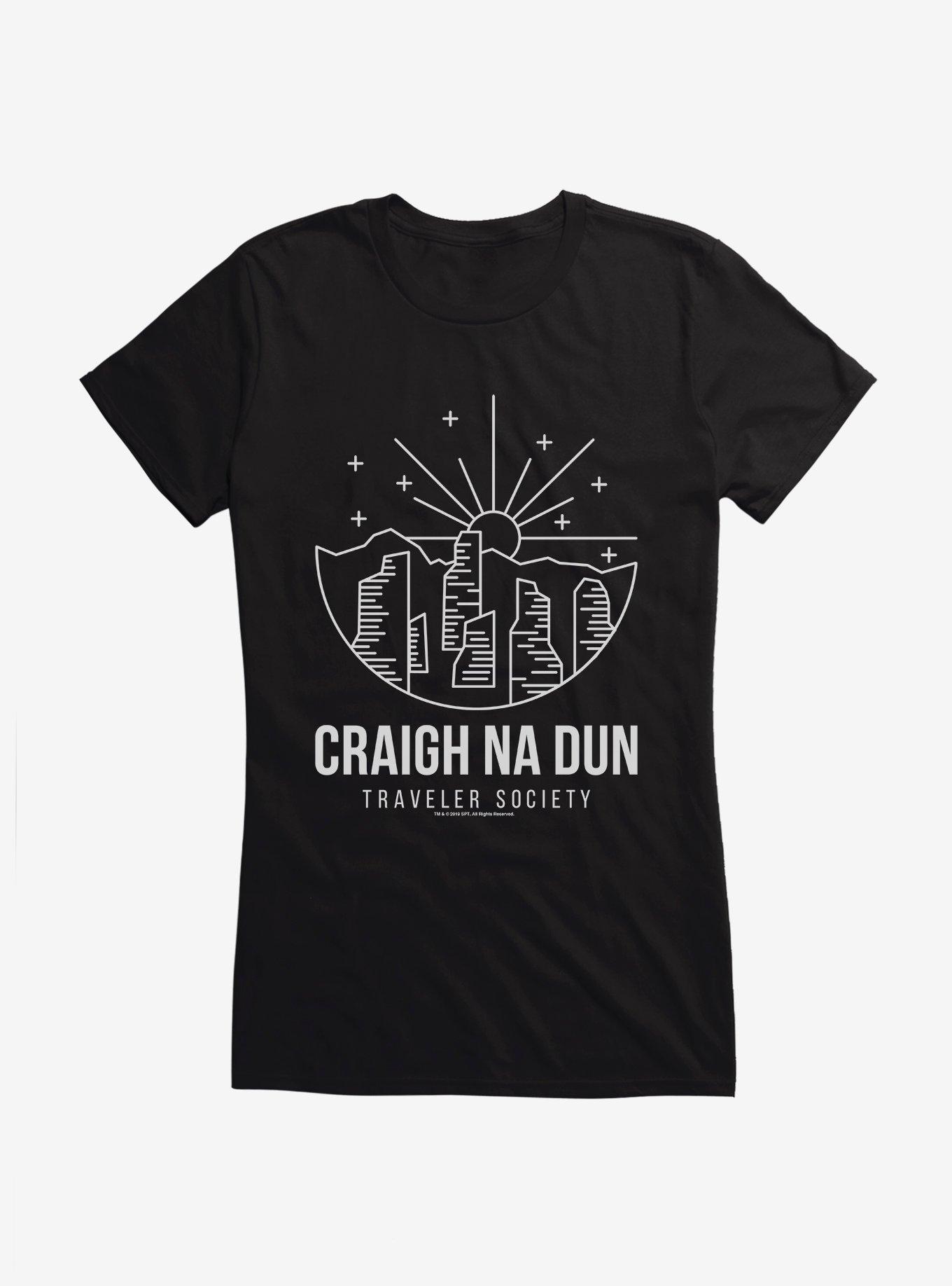 Outlander Craigh Na Dun Society Emblem Girls T-Shirt, , hi-res