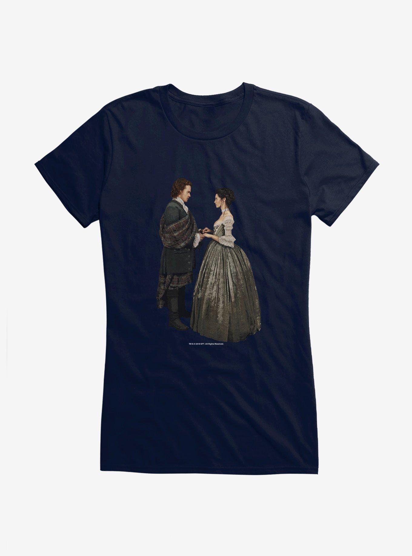 Outlander Jamie and Claire Wedding Girls T-Shirt, , hi-res