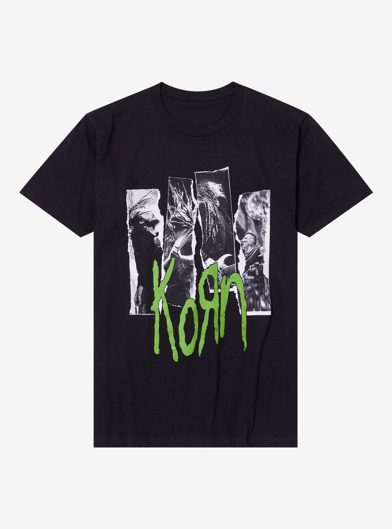 Korn Ripped Photo Panels T-Shirt, , hi-res