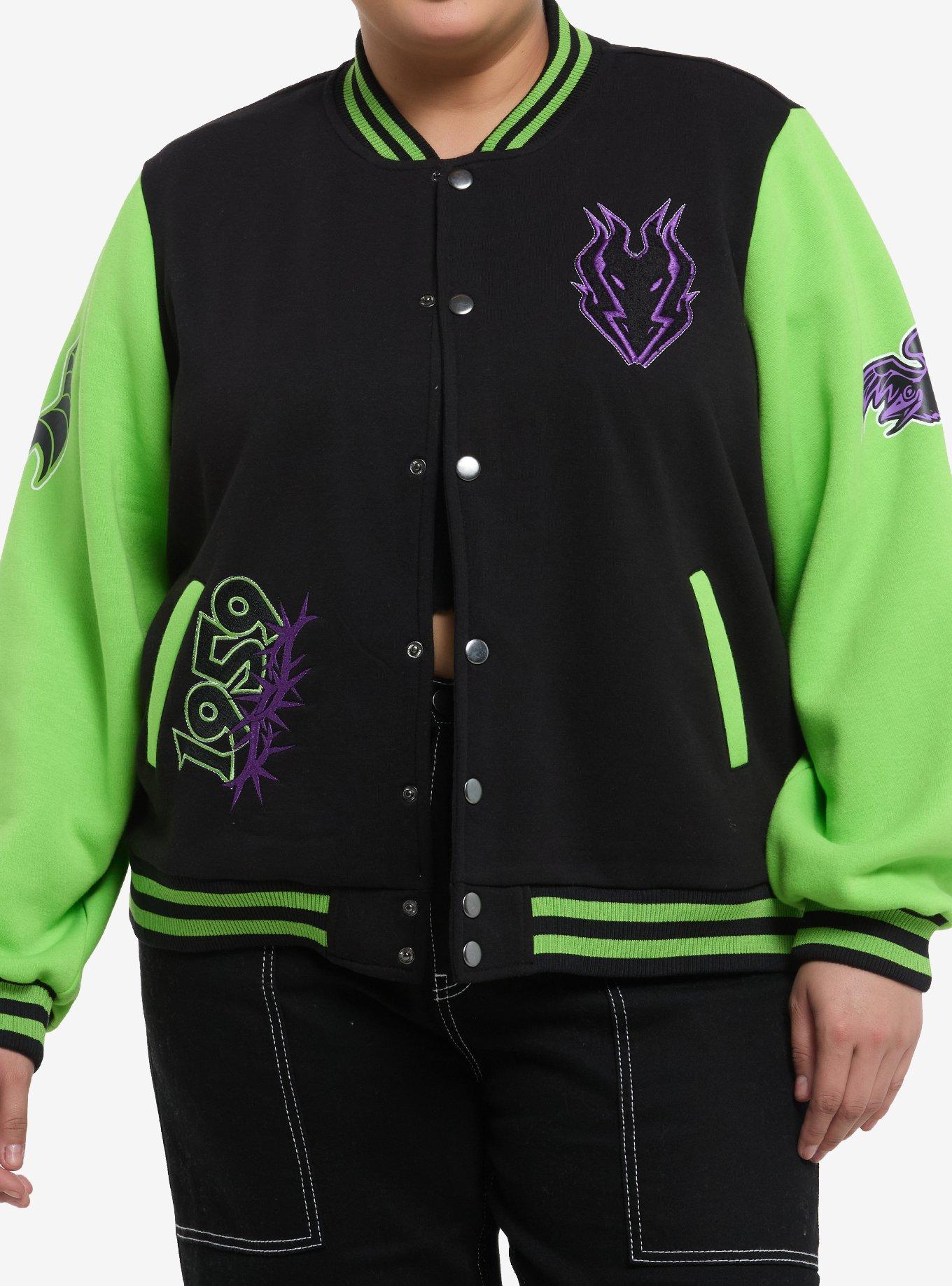 Disney Villains Maleficent Varsity Jacket Plus Size, , hi-res