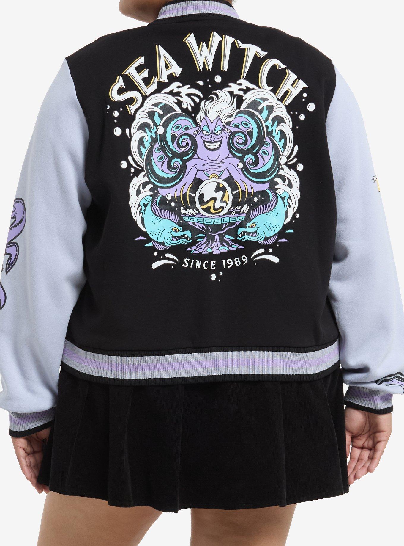 Disney The Little Mermaid Ursula Varsity Jacket Plus Size, , hi-res