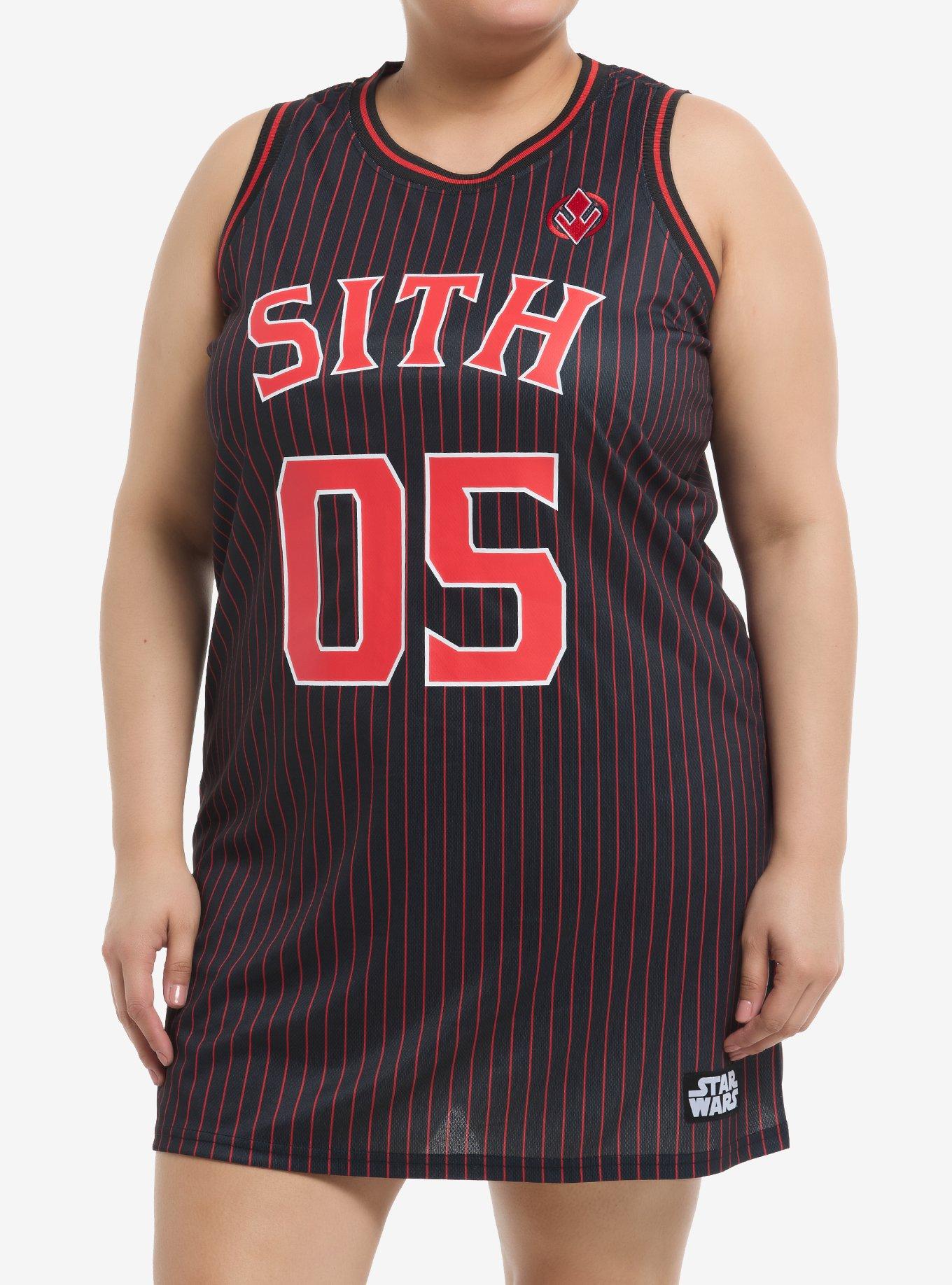 Her Universe Star Wars Sith Pinstripe Jersey Dress Plus Size, , hi-res