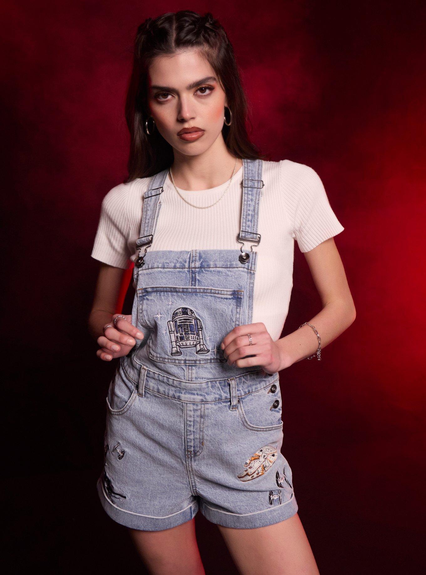 Her Universe Star Wars Droids & Ships Shortalls Her Universe Exclusive, , hi-res