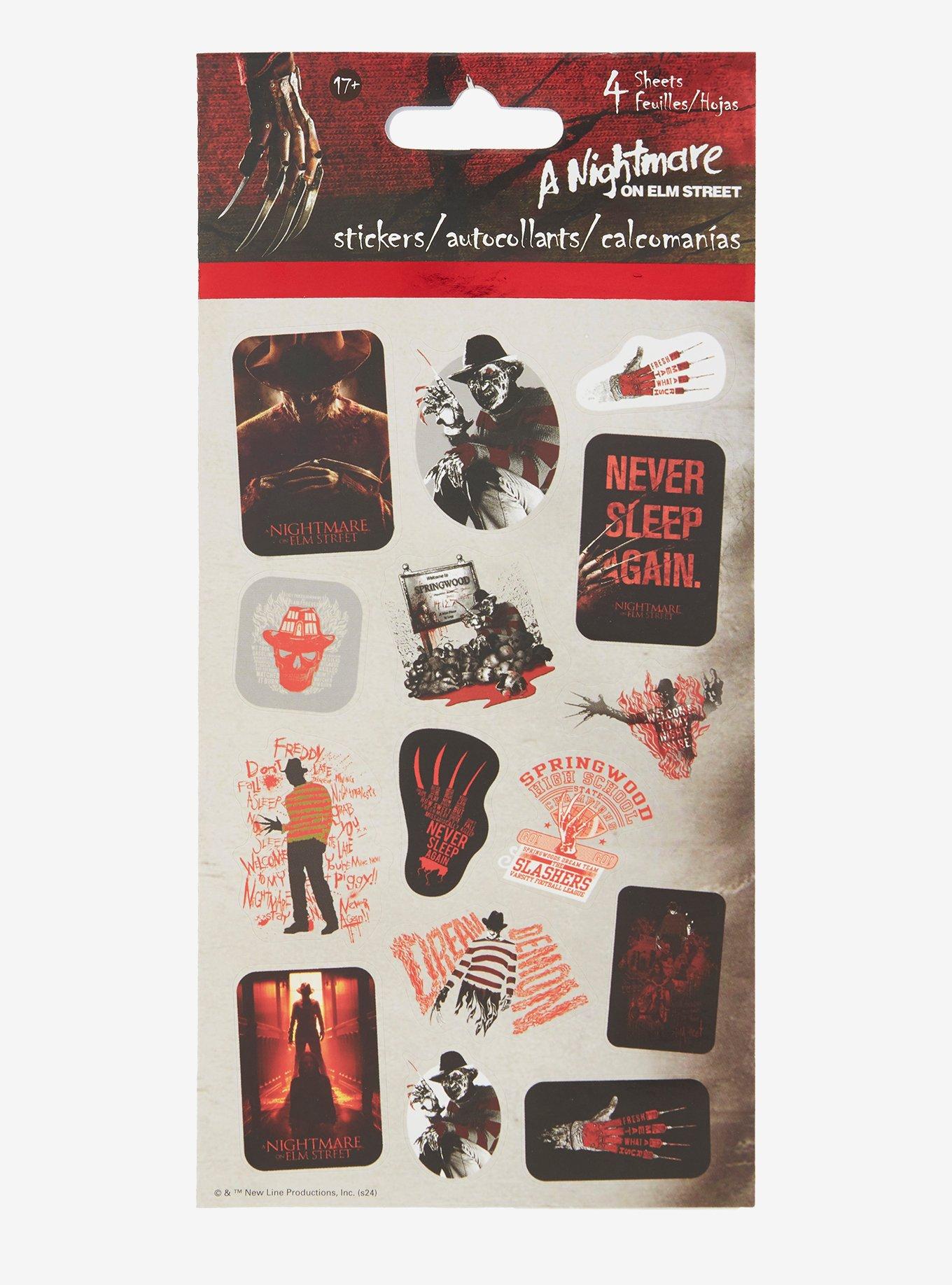 A Nightmare On Elm Street Sticker Sheet, , hi-res